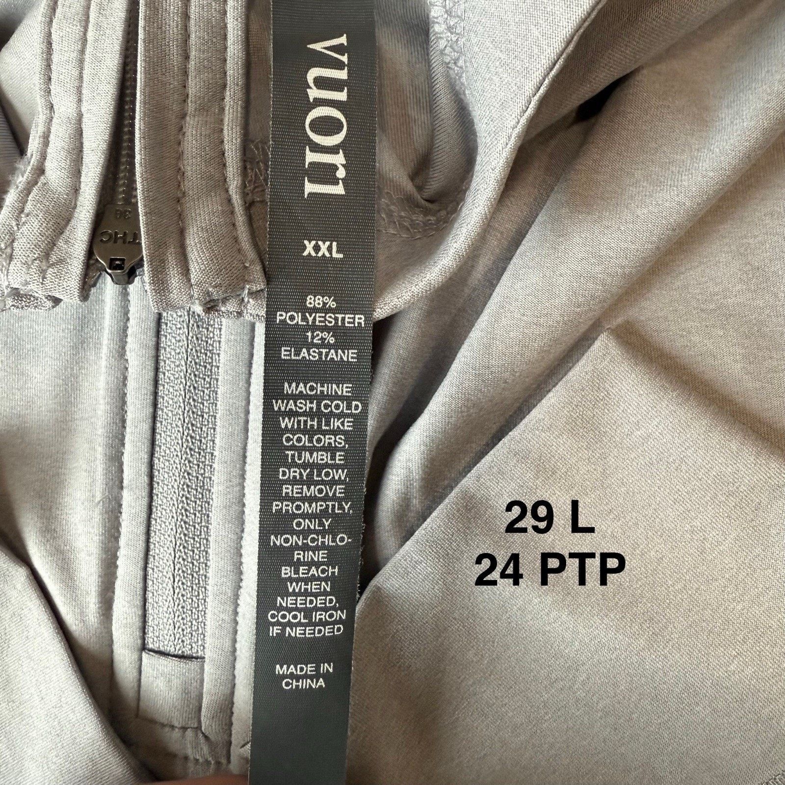 Vuori Vuori Ponto Performance Hoodie 2XL Gray Pullover Athleisure Size US XXL / EU 58 / 5 - 7 Thumbnail