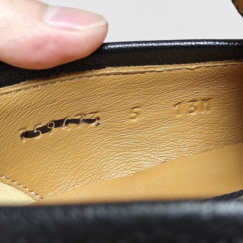 Gucci Gucci Black Leather Laceless Loafers for Men - Size US 8 / EU 41 - 5 Thumbnail