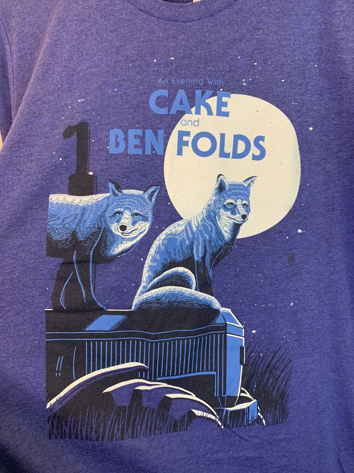 Band Tees *RARE* Evening With Cake & Ben Folds Concert Tour Art Shirt Size US L / EU 52-54 / 3 - 3 Thumbnail