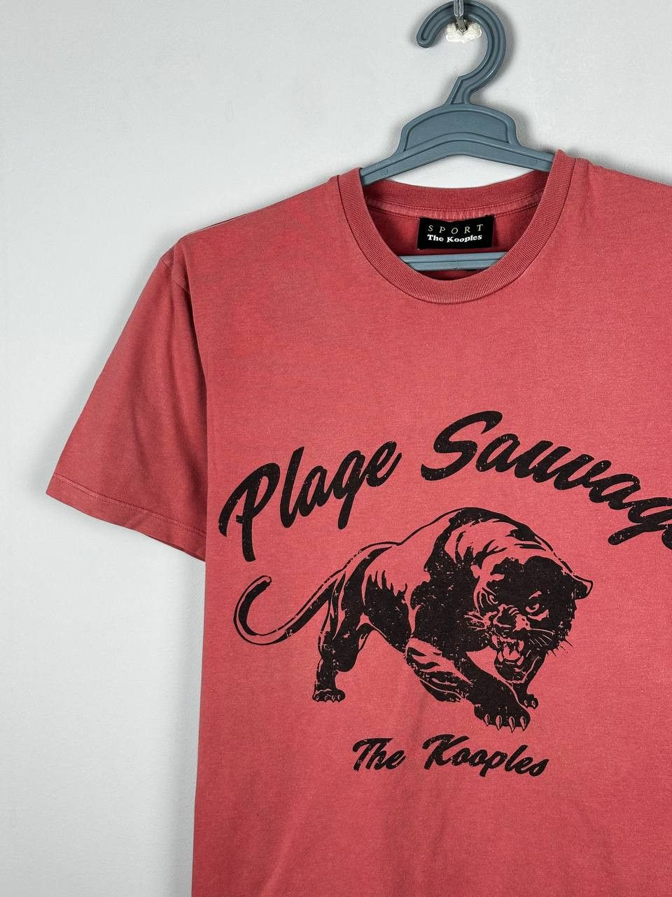 The Kooples The Kooples Washed Tiger Printed Oversized T Shirt Size US S / EU 44-46 / 1 - 3 Thumbnail