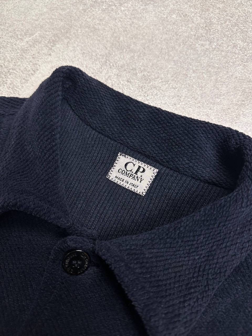 C.P. Company Vintage C.P Company Patch Navy Button Overshirt Jacket M Size US M / EU 48-50 / 2 - 7 Thumbnail