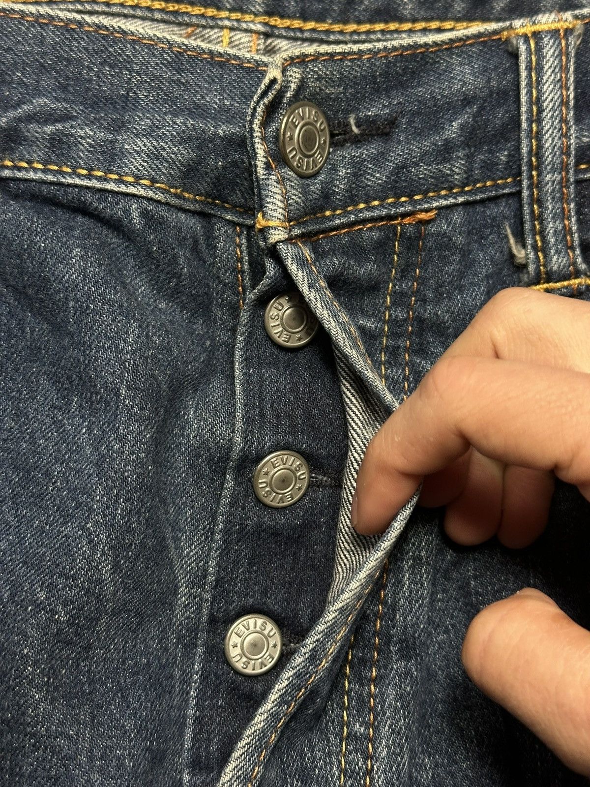 Evisu Vintage Evisu Seagull Selvedge Jeans Size US 34 / EU 50 - 13 Thumbnail