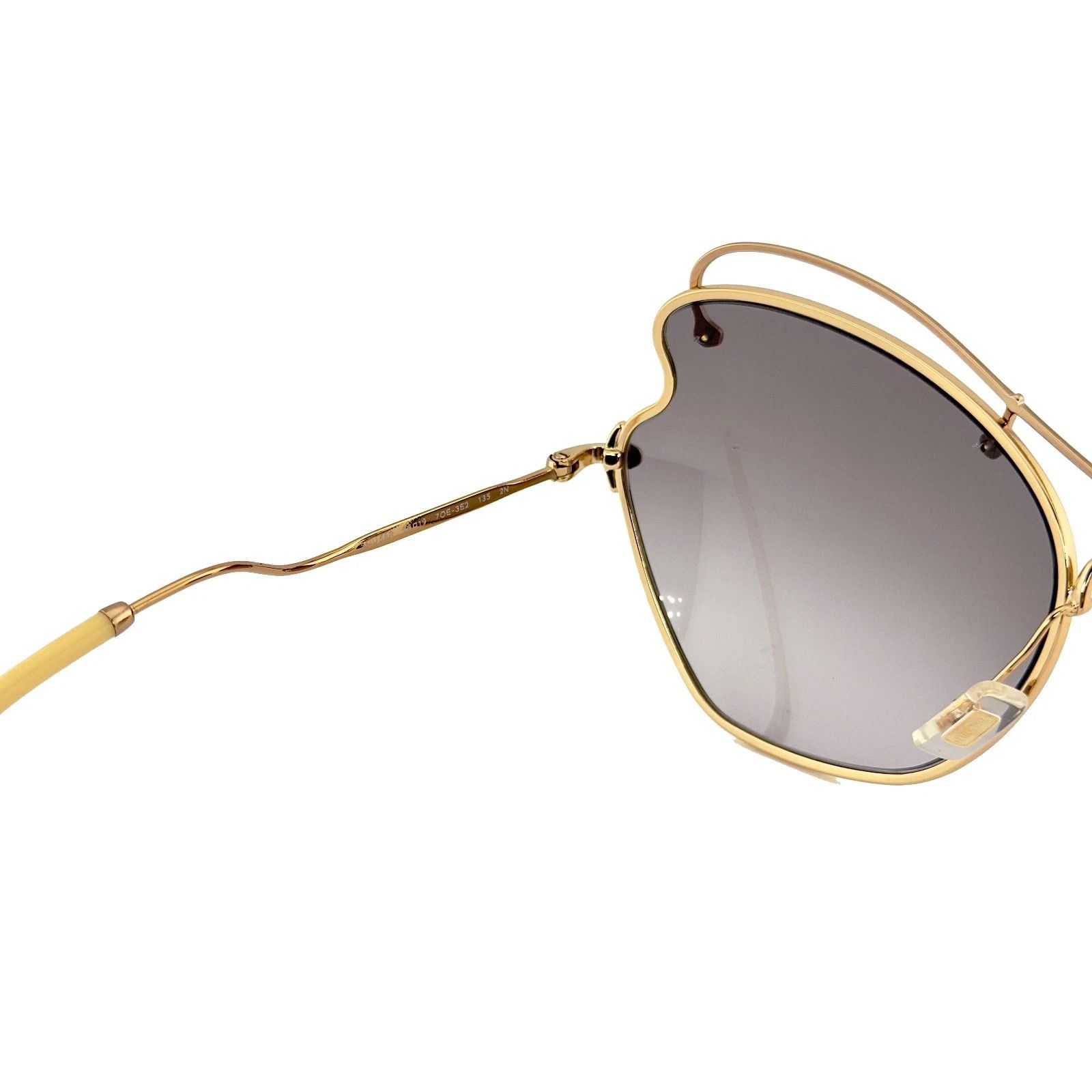 Miu Miu MIU MIU MU56RS SCENIQUE Oversized 56R Grey Yellow Sunglasses Size ONE SIZE - 6 Thumbnail