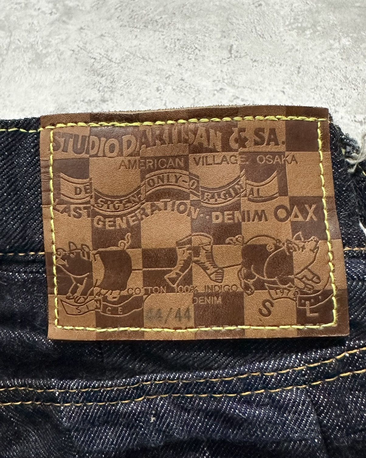 Japanese Brand × Studio D'Artisan Rare🔥 Studio D'Artisan D1687 Patchwork Jeans Size US 32 / EU 48 - 10 Thumbnail
