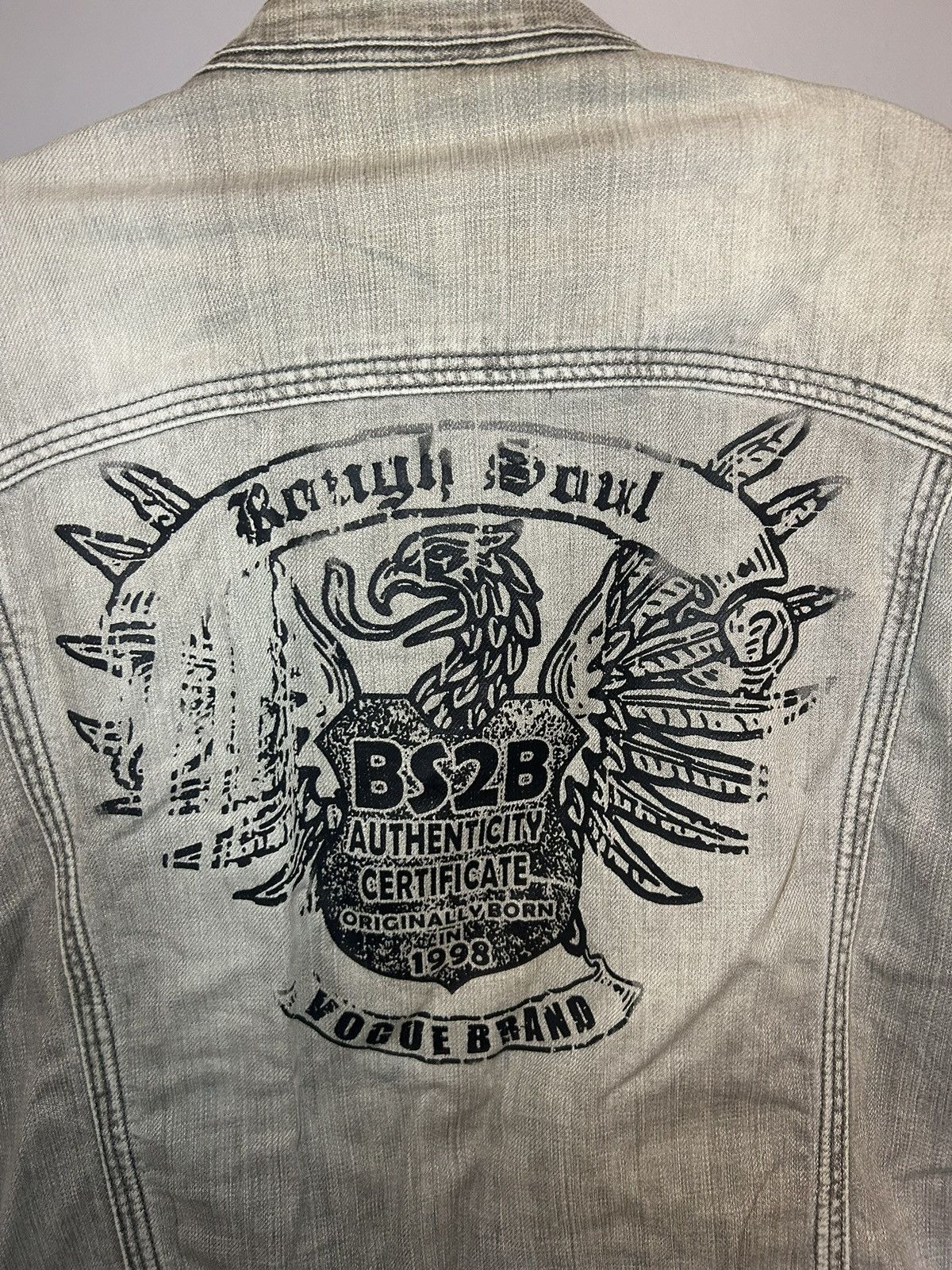 Vintage Vintage BS2B “bondage” cargo denim jacket Size US L / EU 52-54 / 3 - 5 Thumbnail