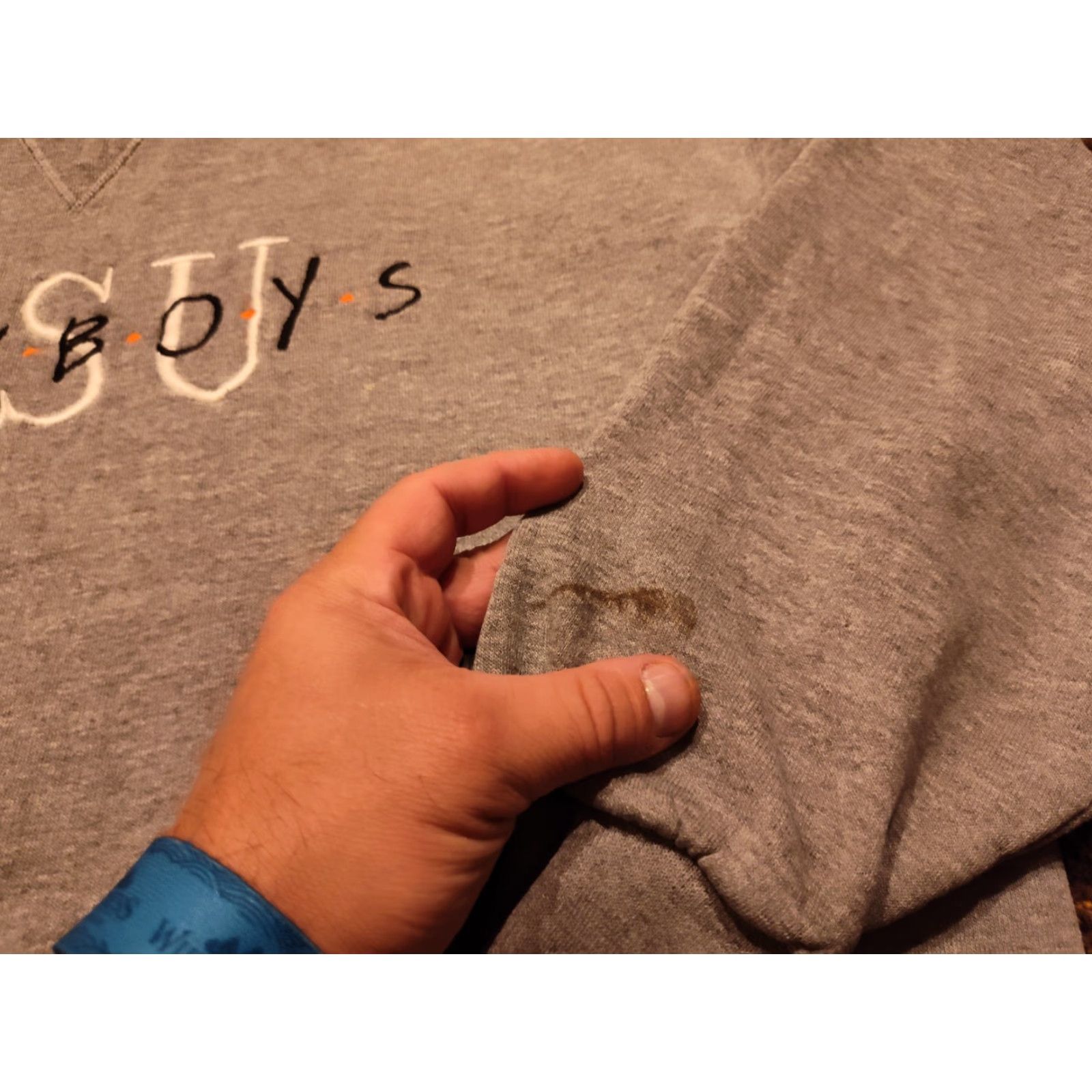 Vintage Vtg Russell Oklahoma State Cowboys OSU Crewneck Sweatshirt Gray Name Spellout Size US M / EU 48-50 / 2 - 4 Thumbnail