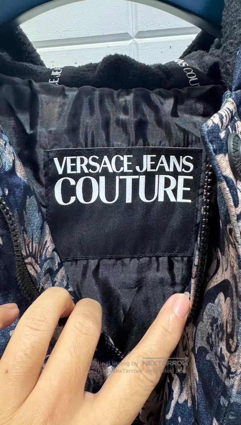 Other Versace Men's hooded cotton jacket Size US L / EU 52-54 / 3 - 4 Thumbnail