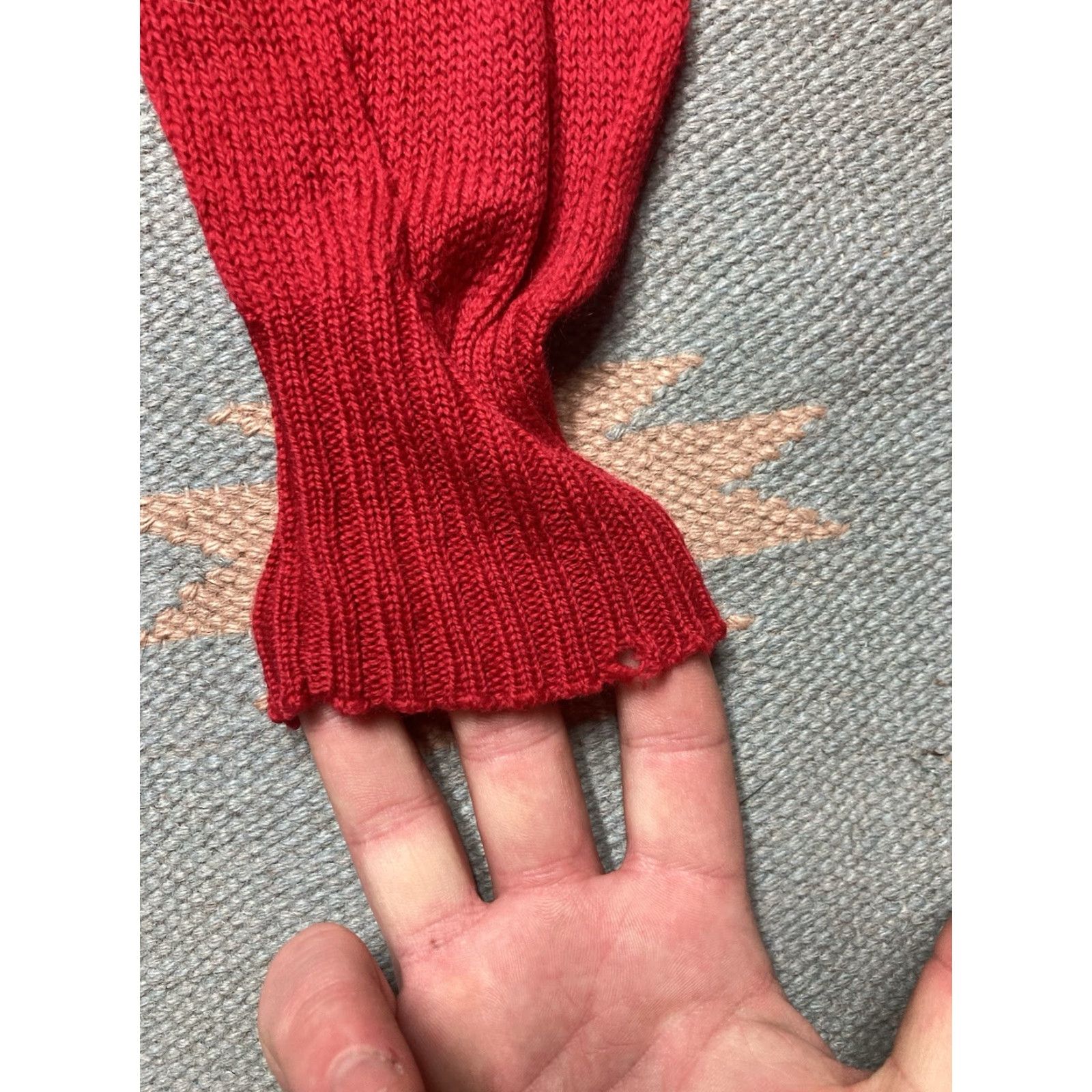 JCPenney VINTAGE 1950s JC penney Cardigan Wool Red Women’s Size 40 Cardigan Sweater Button Front Size S / US 4 / IT 40 - 8 Thumbnail