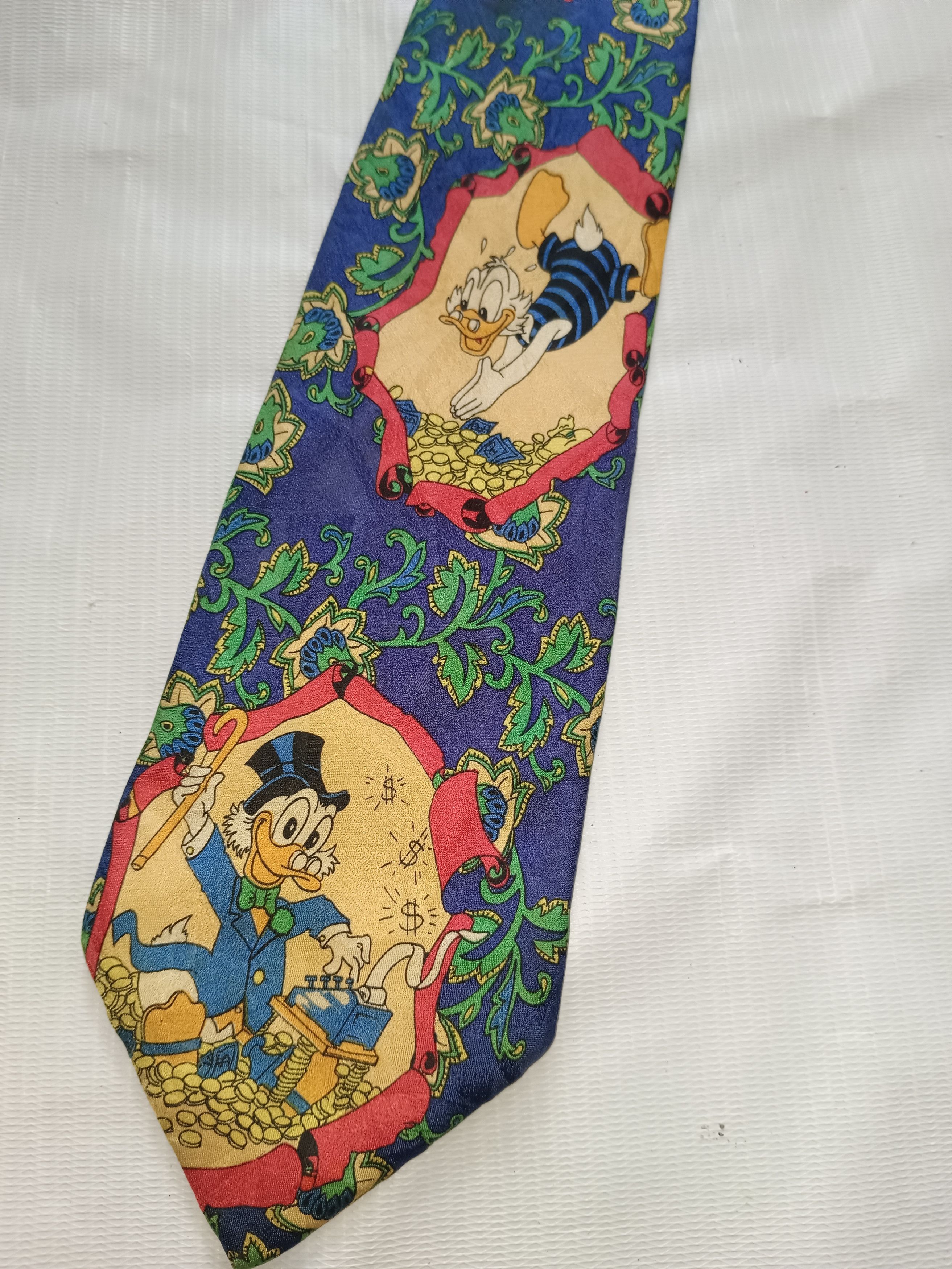 Disney × Mickey Mouse × Vintage Rare Vintage Walt Disney Iside Tie Size ONE SIZE - 6 Thumbnail