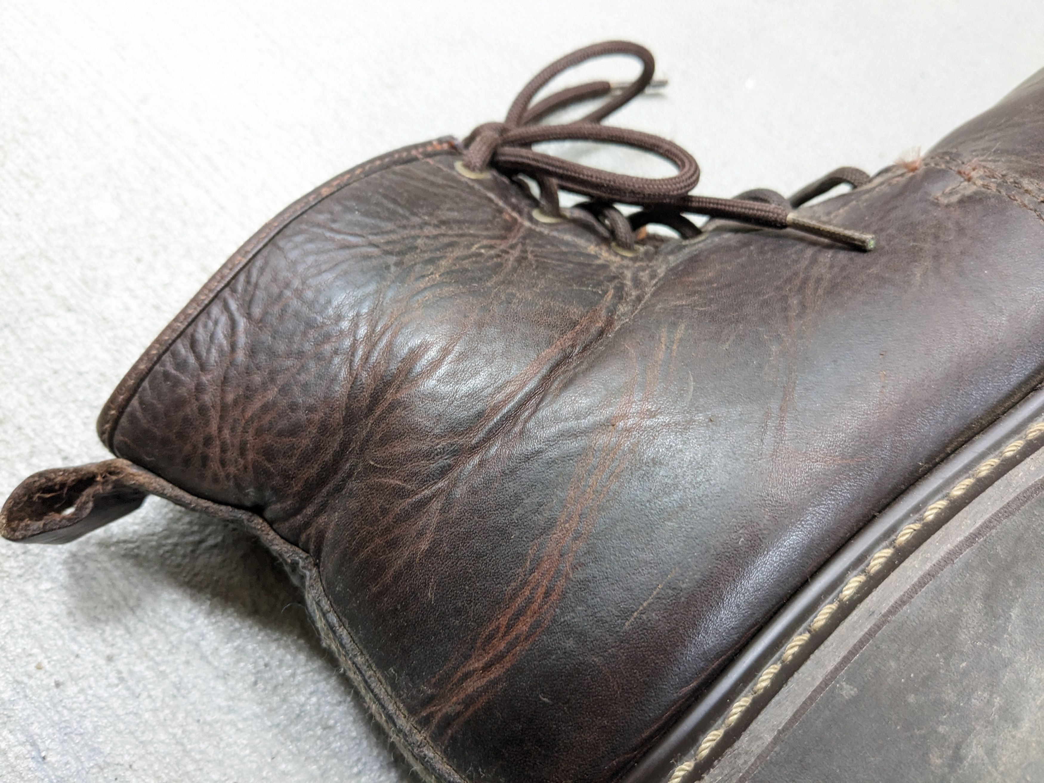 Genuine Leather American Eagle Boots Brown 7.5 Leather Chunky Rubber Y2K Size US 7.5 / EU 40-41 - 15 Thumbnail