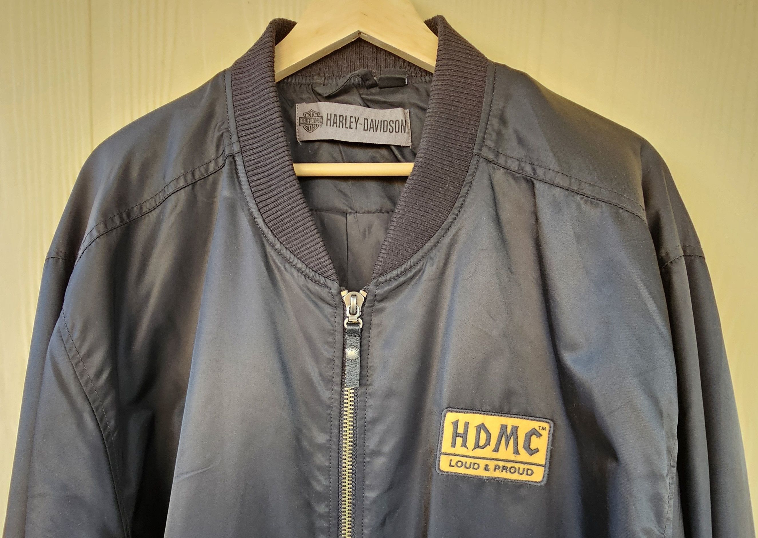 Harley Davidson Harley-Davidson 3XL Slim Fit HDMC Patch Bomber Jacket 2XL Size US XXL / EU 58 / 5 - 8 Thumbnail