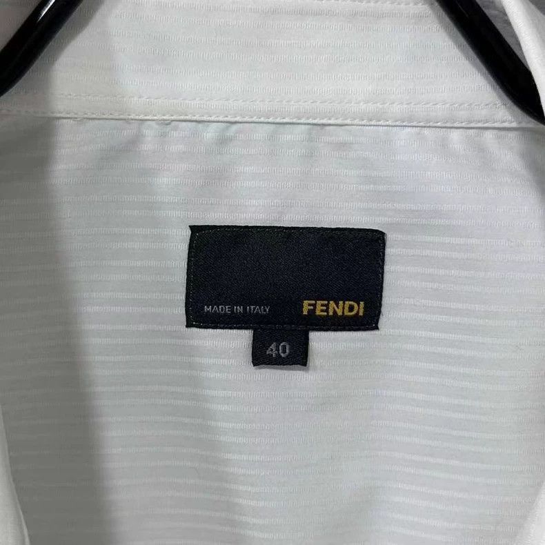 Fendi Fendi White Long Sleeve Shirt Size US XXS / EU 40 - 5 Thumbnail