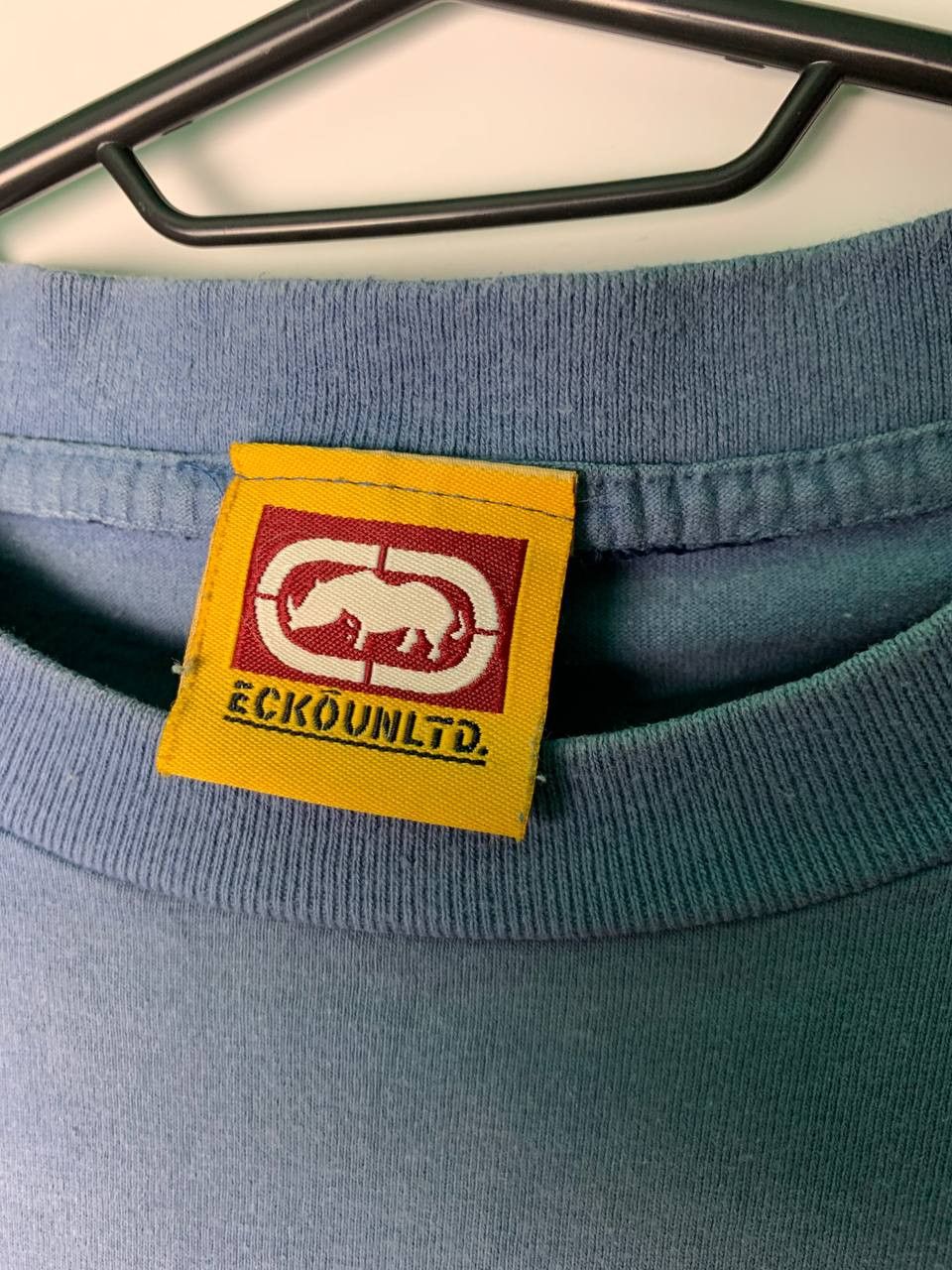 Ecko Unltd. Vintage Ecko Unltd Blue Graphic Logo Rhino T Shirt Size US L / EU 52-54 / 3 - 5 Thumbnail