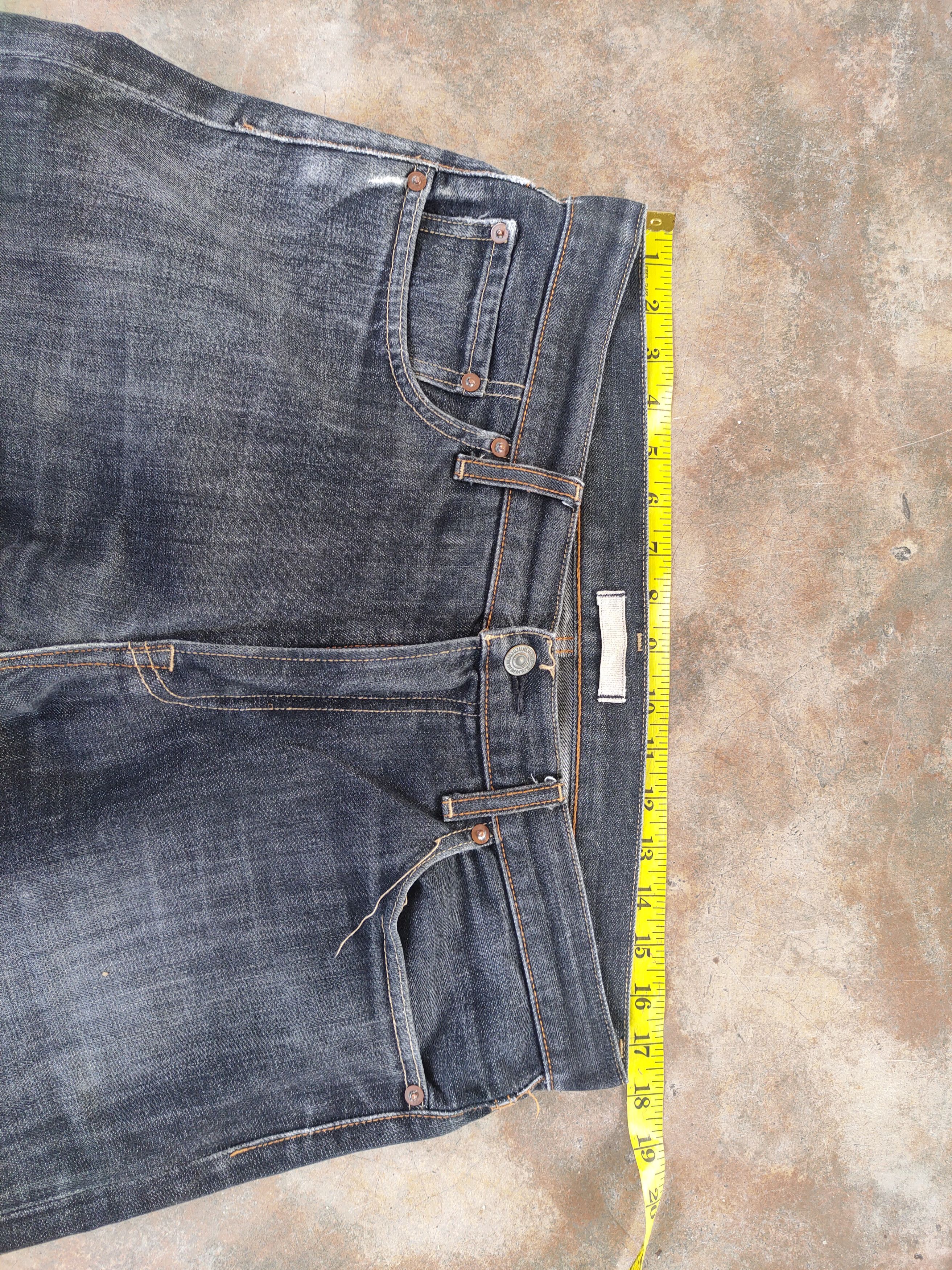 Japanese Brand Vintage Japan faded black jeans denim pants Size US 35 - 6 Thumbnail