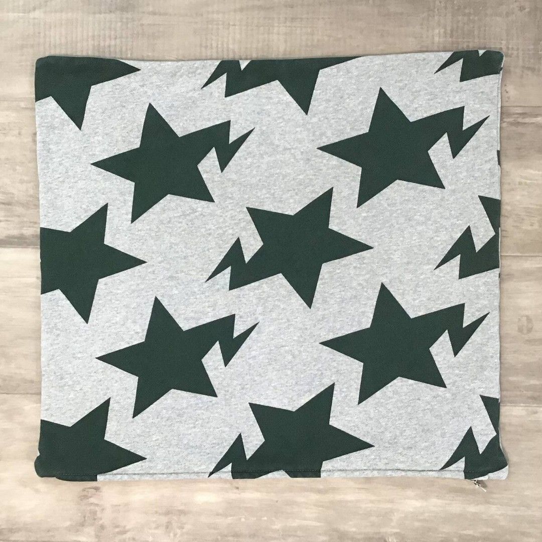 Bape × Nigo BAPE STA Cushion Cover grey x green a bathing ape star NIGO Size ONE SIZE - 1 Thumbnail