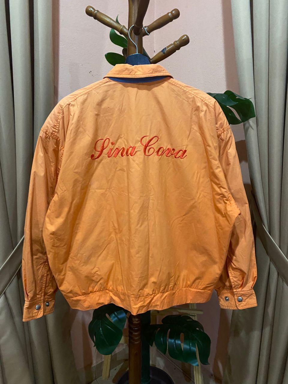 Japanese Brand VINTAGE 90S LUPO DI MARE SINA COVA BOMBER JACKET Size US M / EU 48-50 / 2 - 7 Thumbnail