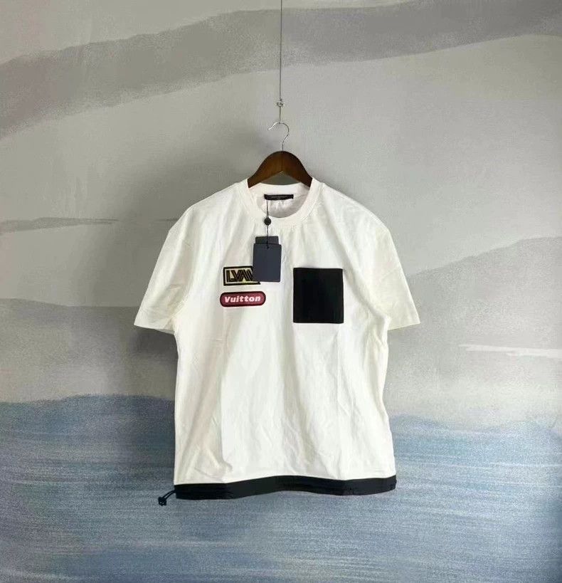 Louis Vuitton louis vuitton white logo short sleeve shirt-dmc Size US M / EU 48-50 / 2 - 1 Thumbnail