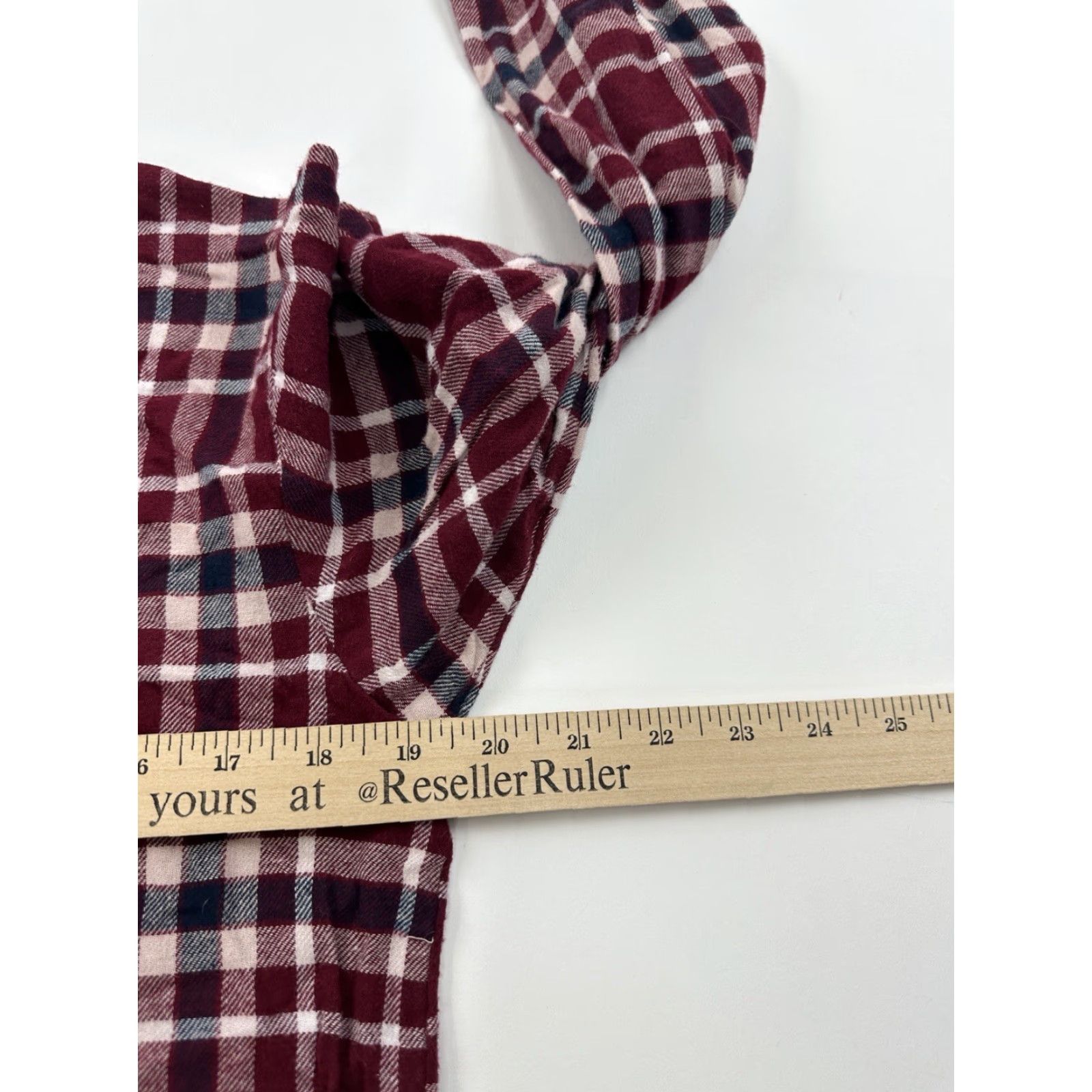 Vintage **Monki Red Plaid Flannel Pajama Top Womens XS** User: **Monki Red Plaid Flannel Pajama Shirt Womens XS** Size XS / US 0-2 / IT 36-38 - 5 Thumbnail