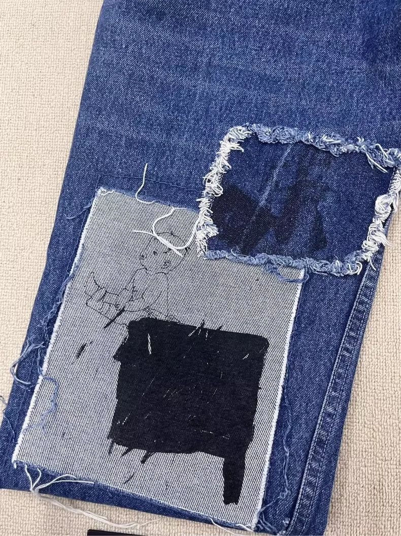 Enfants Riches Deprimes Enfants Riches Deprimes Patchwork Denim Pants-2506 Size US 31 - 6 Thumbnail