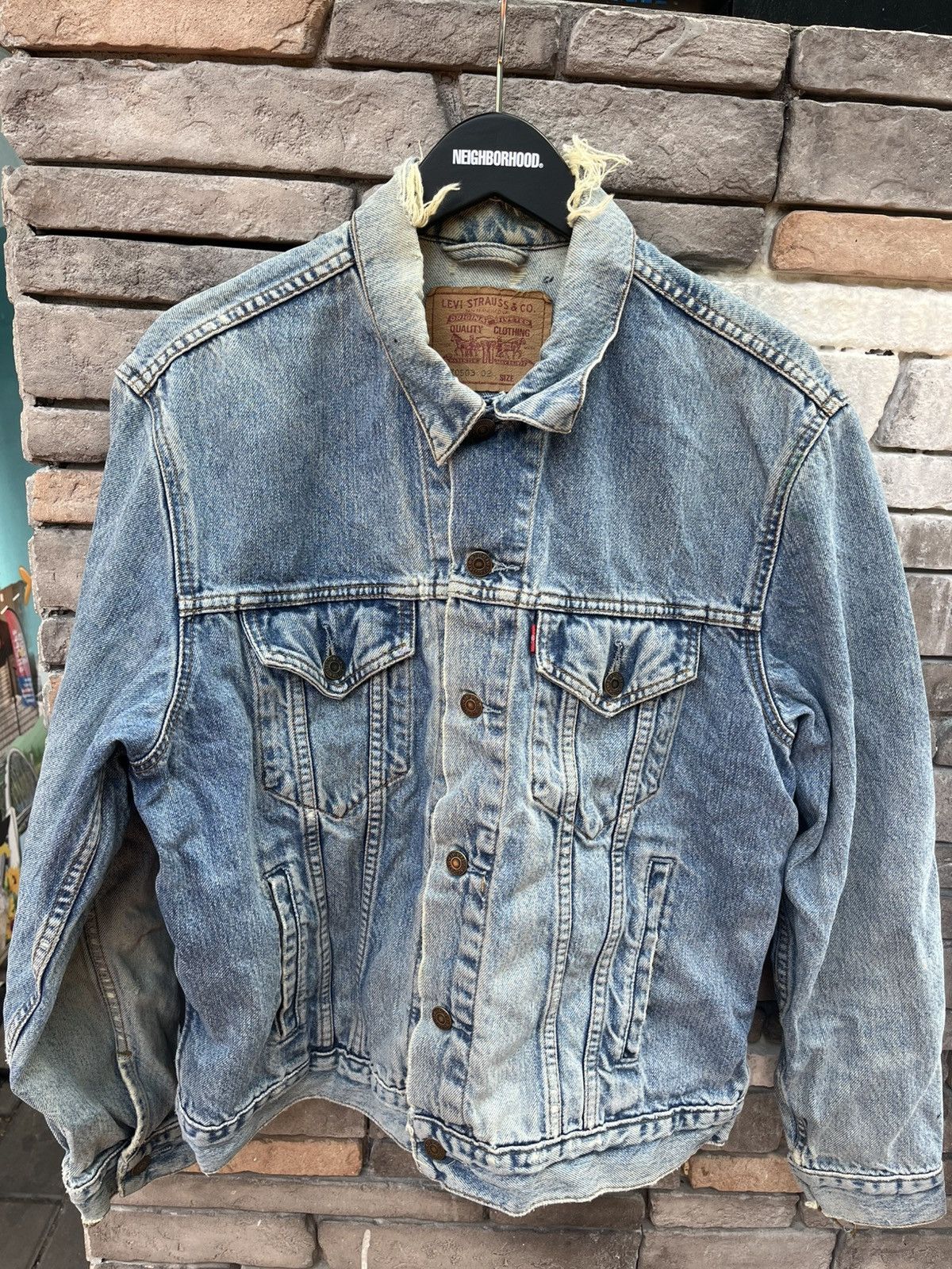 Levi's Made & Crafted vintage levis trucker with Elvis presley Patch Size US XL / EU 56 / 4 - 3 Thumbnail