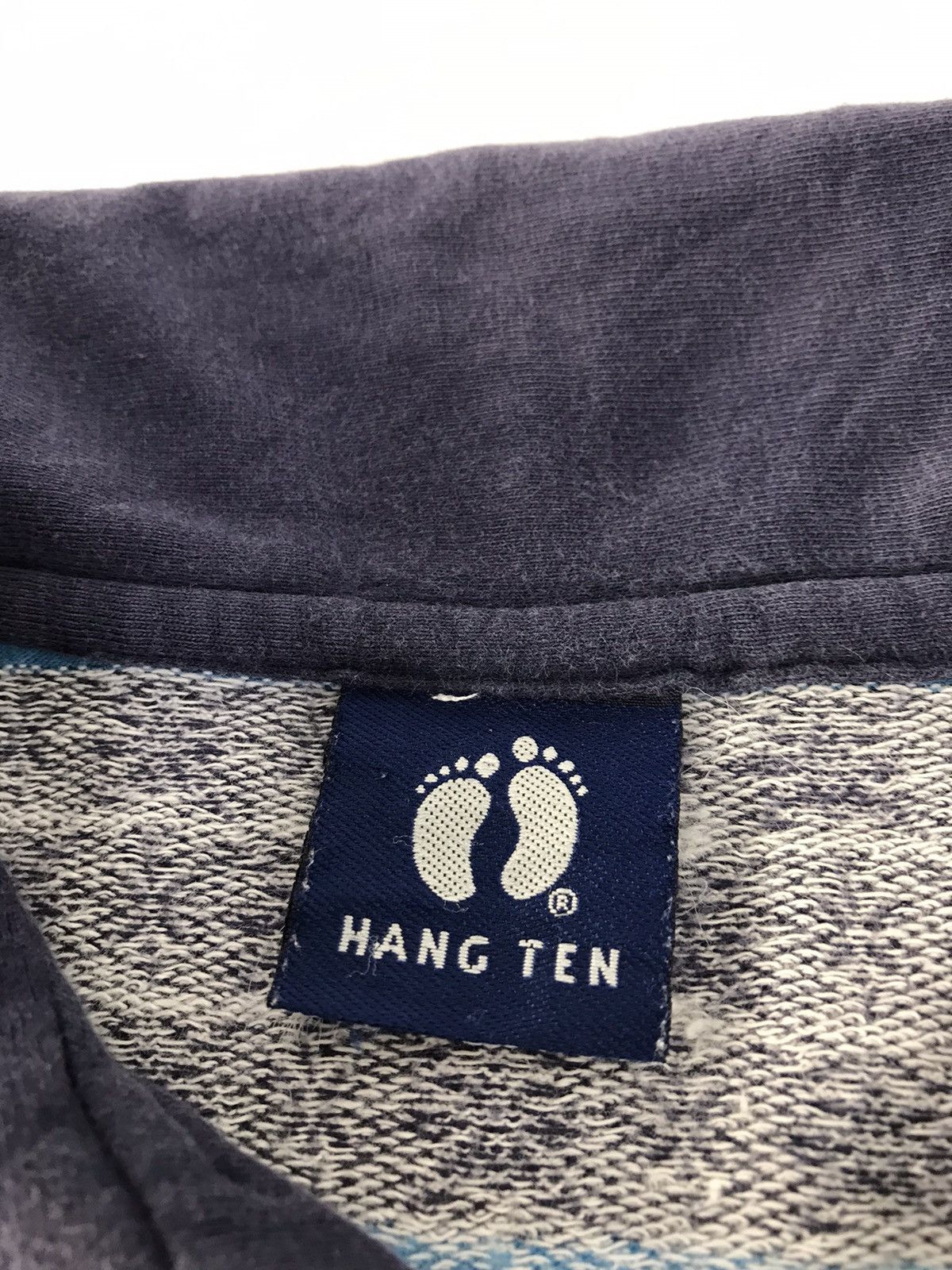 Hang Ten 90s Hang Ten Striped Longsleeve Polo Tee T-shirt Size US M / EU 48-50 / 2 - 5 Thumbnail