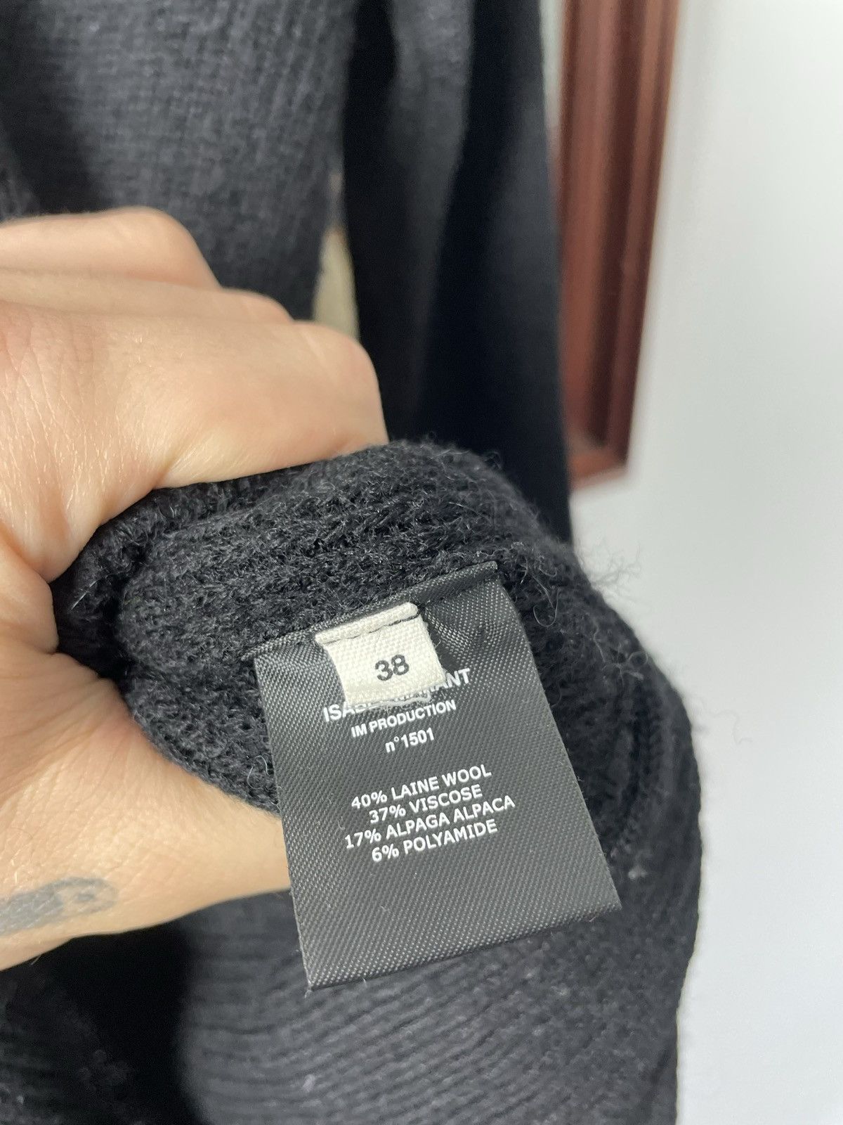 Isabel Marant Etoile Isabel Marant Etoile Designer Dress Sweater Black Luxury Size XS / US 0-2 / IT 36-38 - 4 Thumbnail