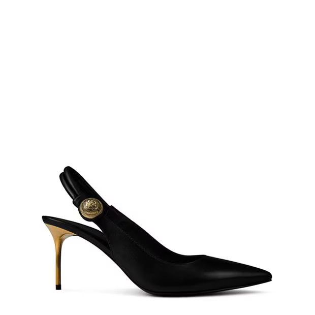 Balmain o1g2r1mq0924 Slngbck Pumps in Noir Size US 8 / IT 38 - 1 Thumbnail