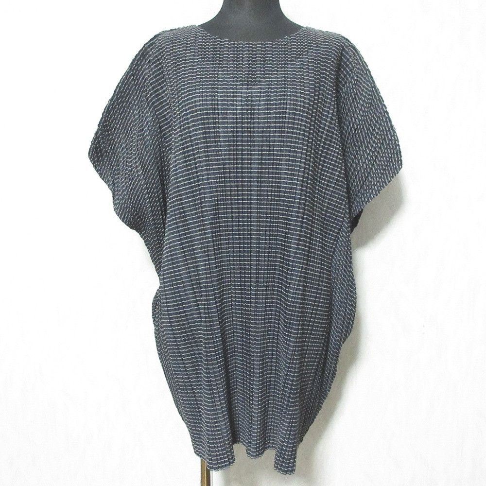Issey Miyake Issey Miyake Pleats Please Issey Miyake Pleated Tunic Textile Tops PP73-JT743 DUTY FREE for USA Size ONE SIZE - 1 Thumbnail