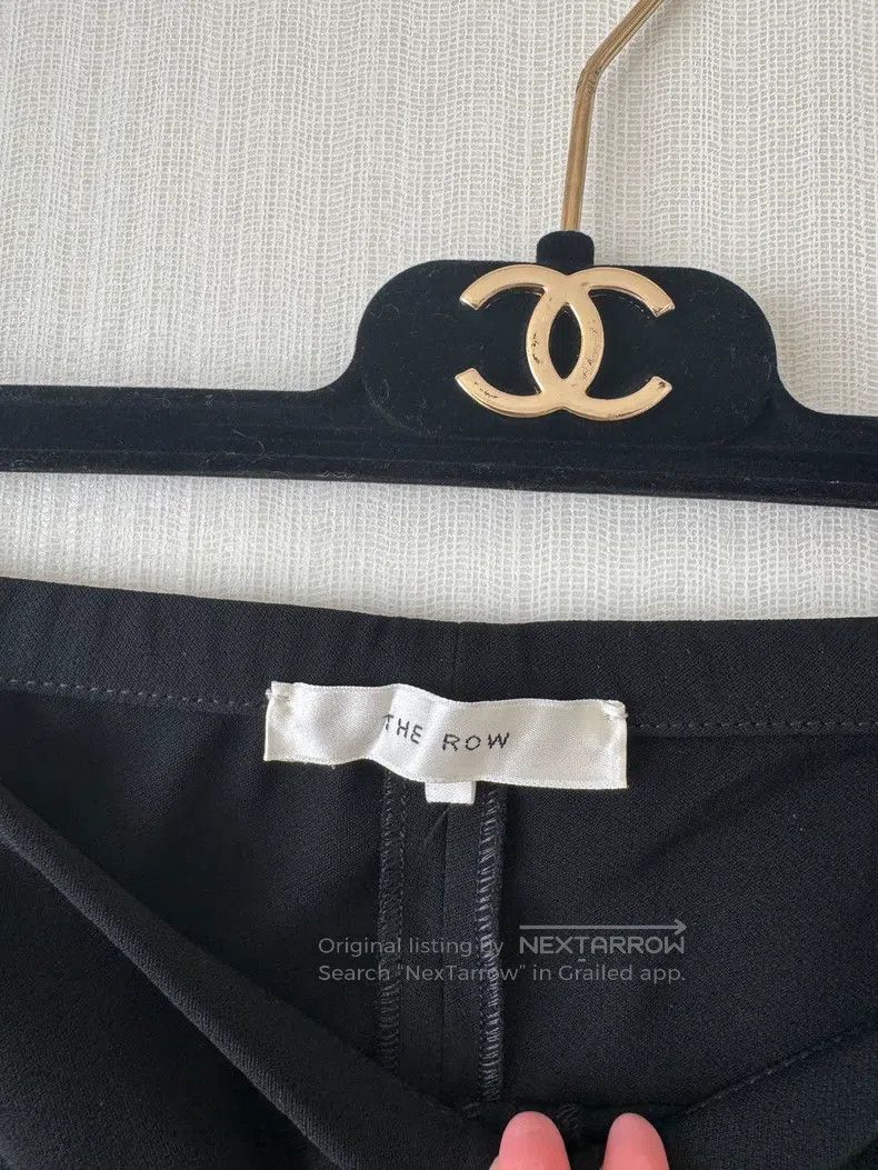 The Row The row size xs Black straight-cut trousers Size 23" - 3 Thumbnail