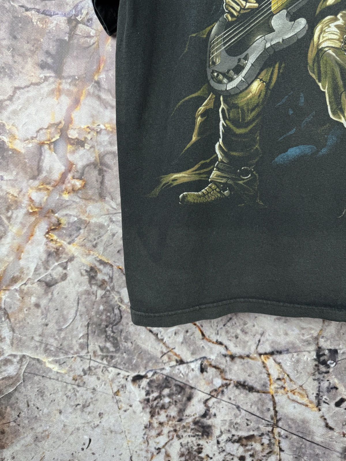 Liquid Blue Liquid Blue Grim Reaper Guitar Graphic T-Shirt Black Size M Size US M / EU 48-50 / 2 - 8 Thumbnail