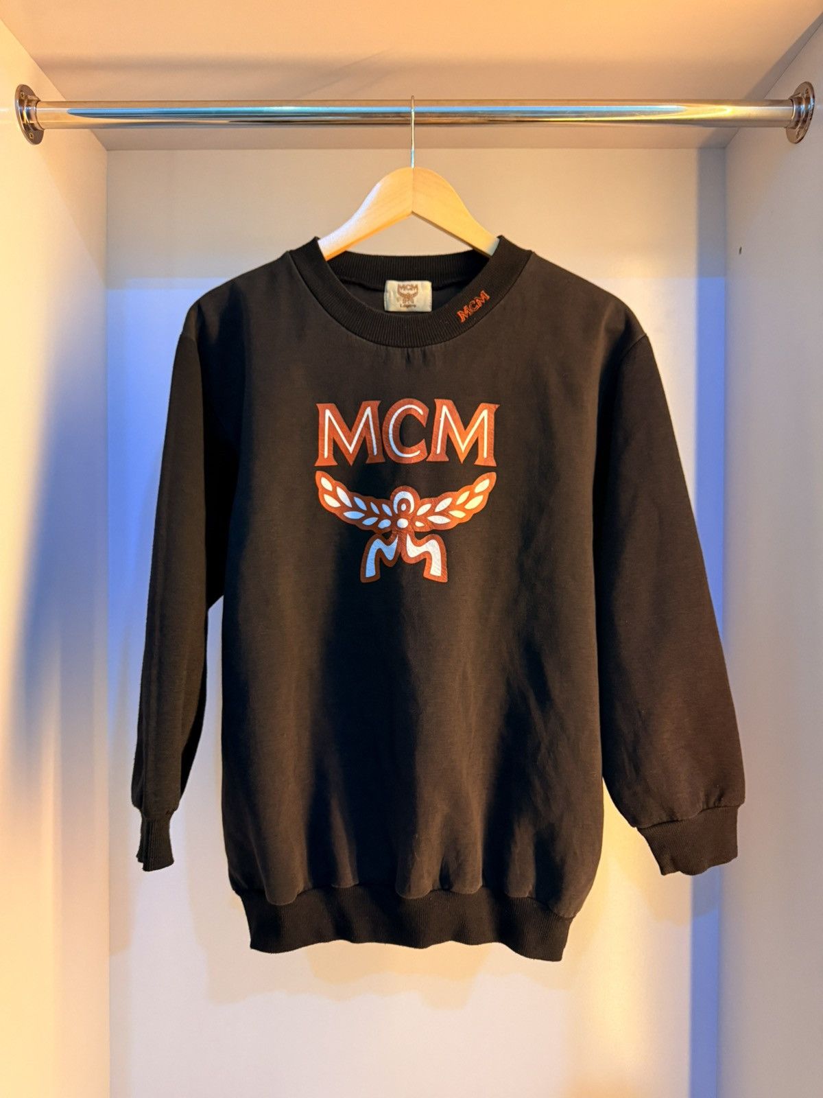 MCM MCM big logo sweatshirt Size L / US 10 / IT 46 - 1 Thumbnail