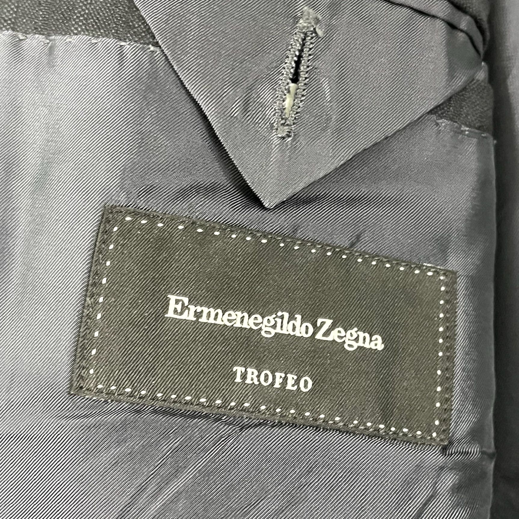Ermenegildo Zegna Ermenegildo Zegna Blazer Mens 48R US 58R Sports Coat Trofeo Wool Gray Size 48R - 2 Thumbnail