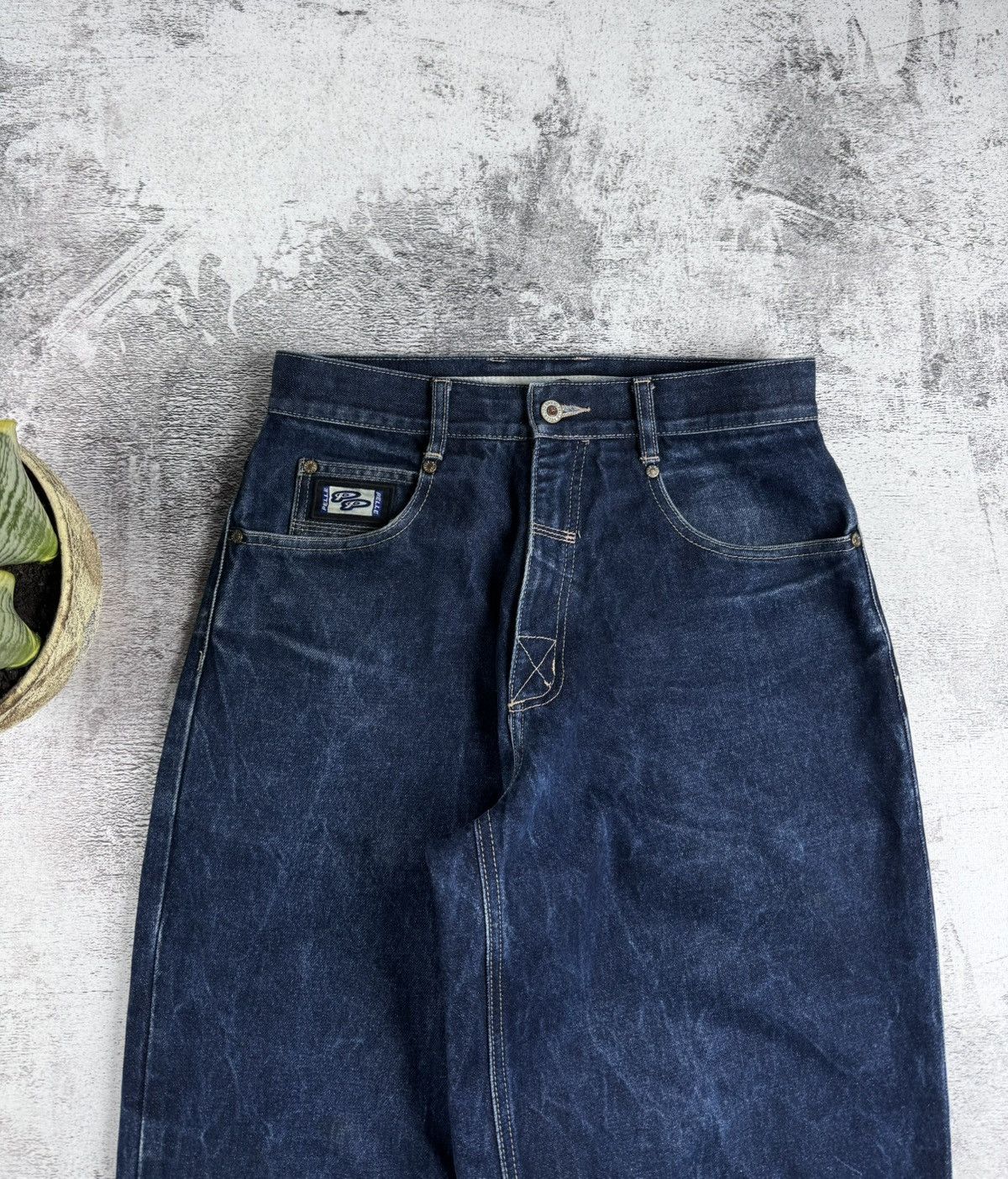 Pelle Pelle PELLE PELLE DENIM RAP HIP HOP BAGGY CARPENTER 90S JEANS PANTS Size US 30 / EU 46 - 16 Thumbnail
