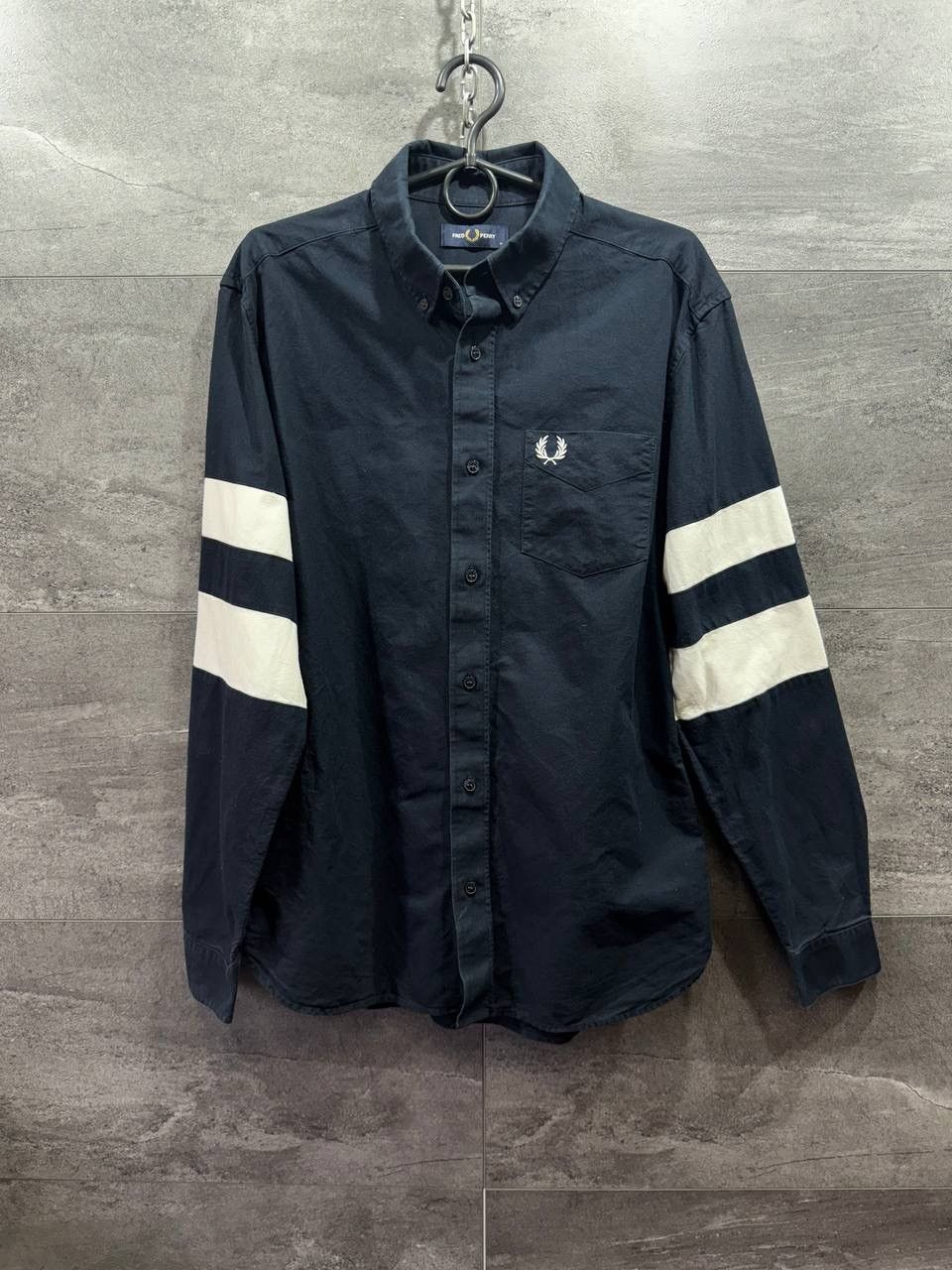 Fred Perry Fred Perry Navy Blue Casual Shirt Size US M / EU 48-50 / 2 - 1 Thumbnail