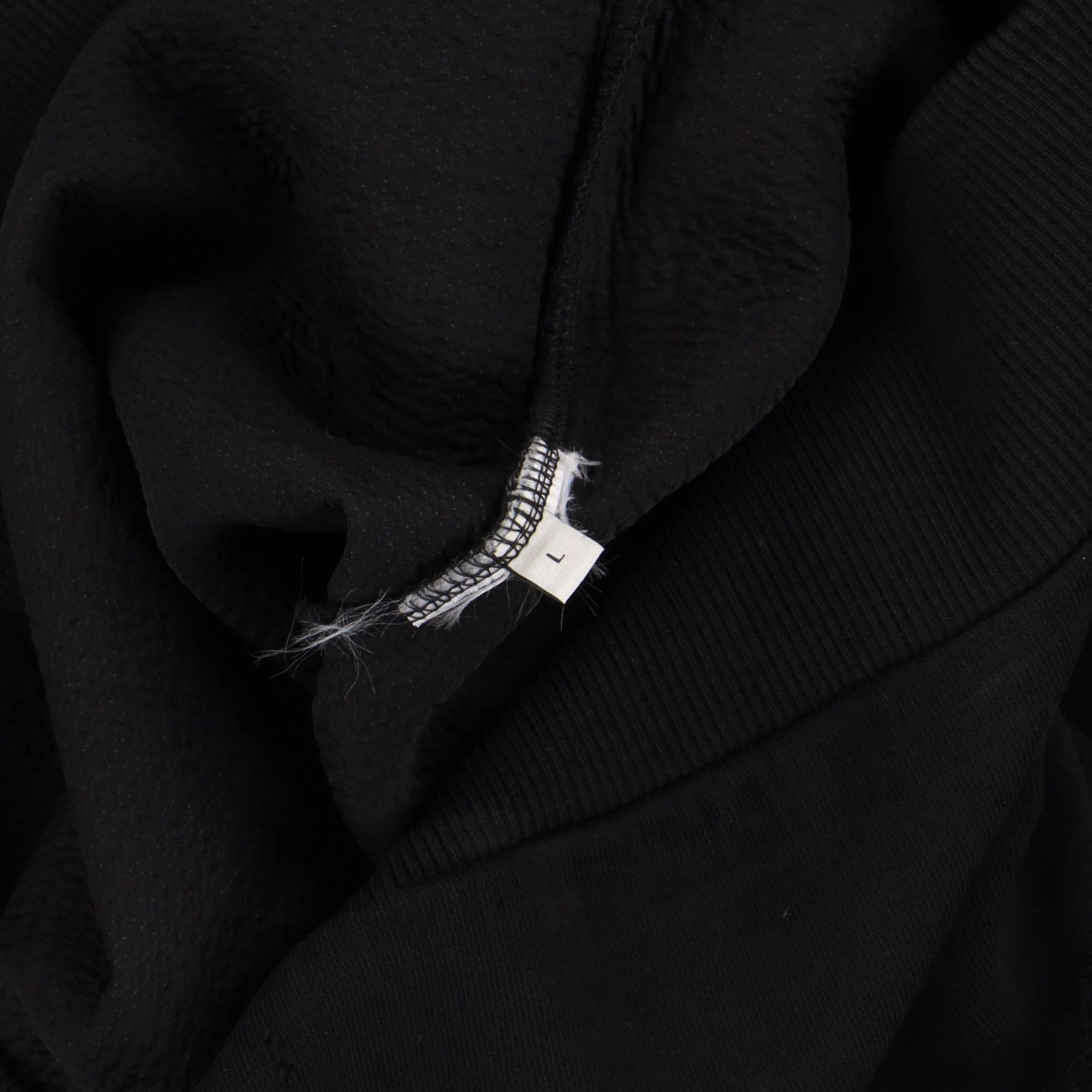 Givenchy Black and Gold Destroyed Blurred Logo Oversized Hoodie Size US L / EU 52-54 / 3 - 5 Thumbnail