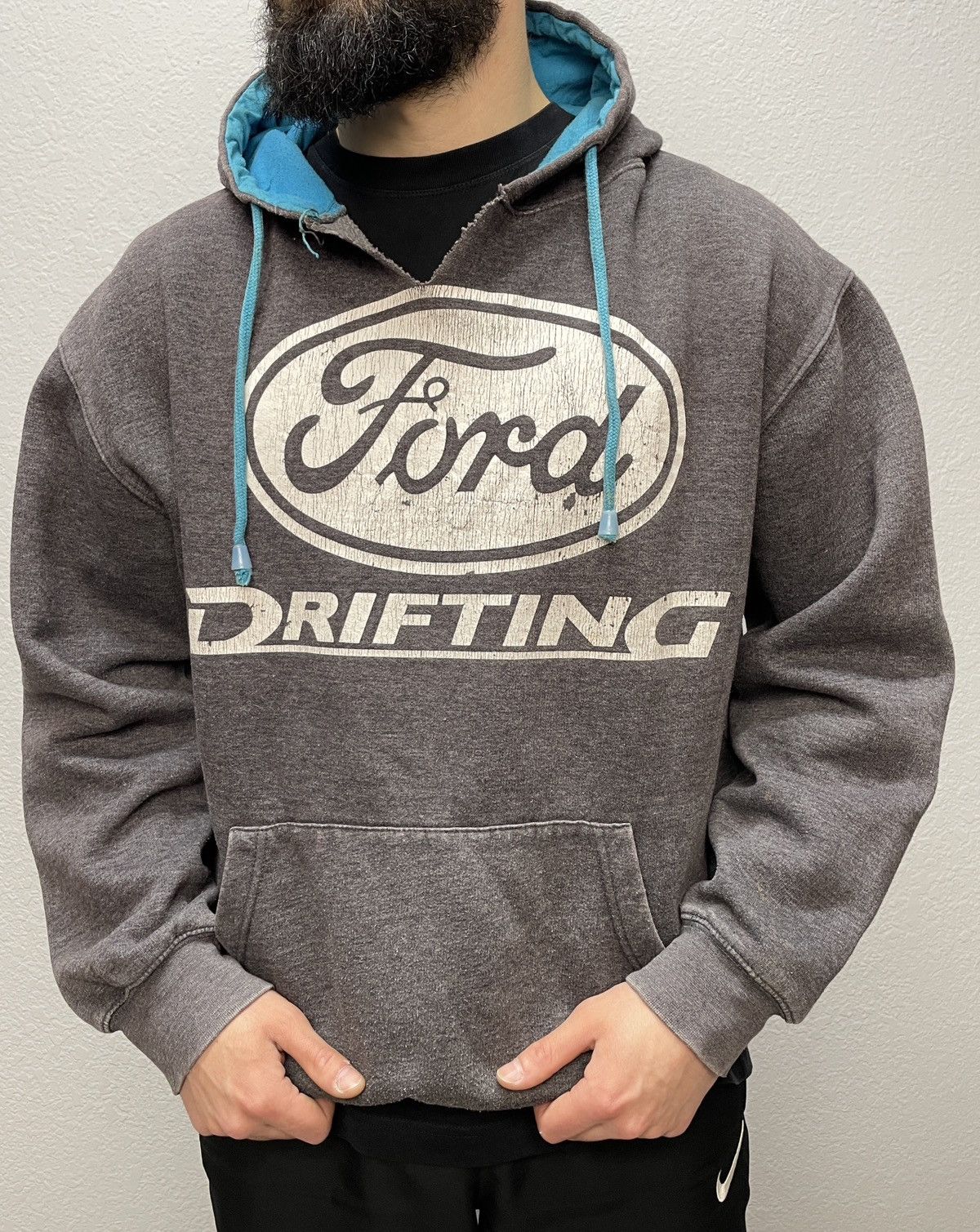 Ford Vintage Y2K Ford Drifting Baggy Fit Sun Faded Boxy Hoodie Size US M / EU 48-50 / 2 - 1 Thumbnail