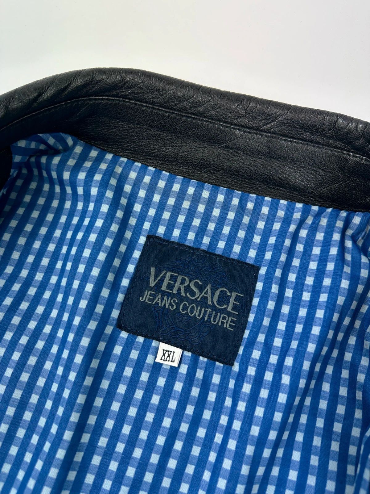 Versace Jeans Couture Versace Couture Multi Zip Black Soft Glossy Leather Jacket Size US XL / EU 56 / 4 - 9 Thumbnail