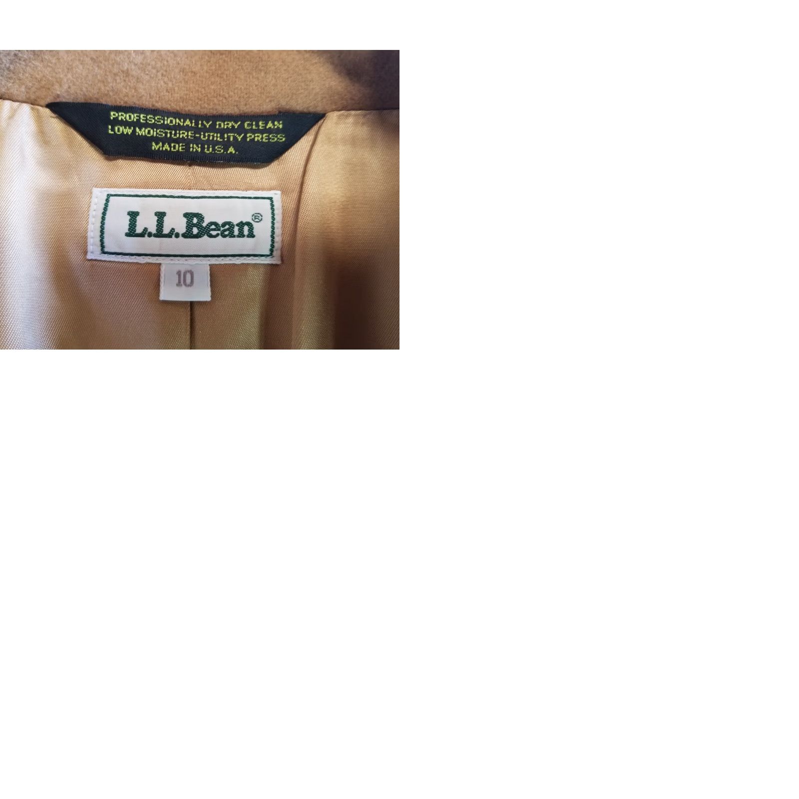 Vintage VINTAGE L.L. Bean Jacket Women Overcoat Wool Winter Beige 10 Size L / US 10 / IT 46 - 9 Thumbnail