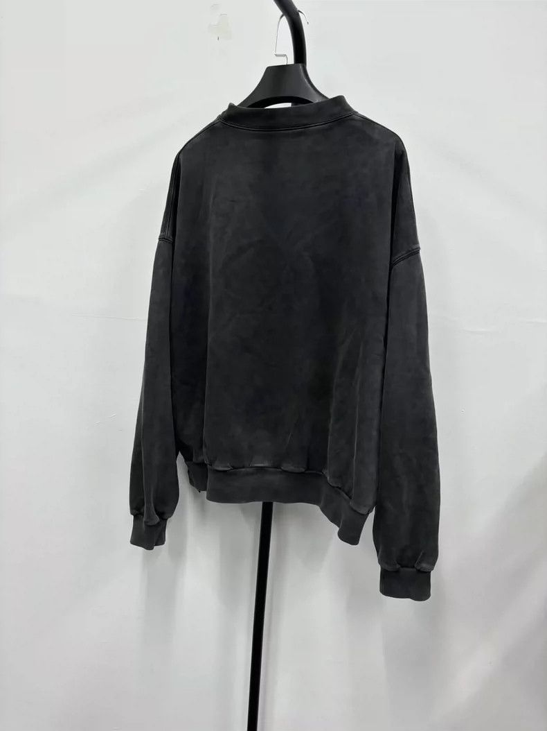 Balenciaga Balenciaga Crown Wheat Spike 1917 Old Washed Hoodie Sweate Size US M / EU 48-50 / 2 - 2 Thumbnail