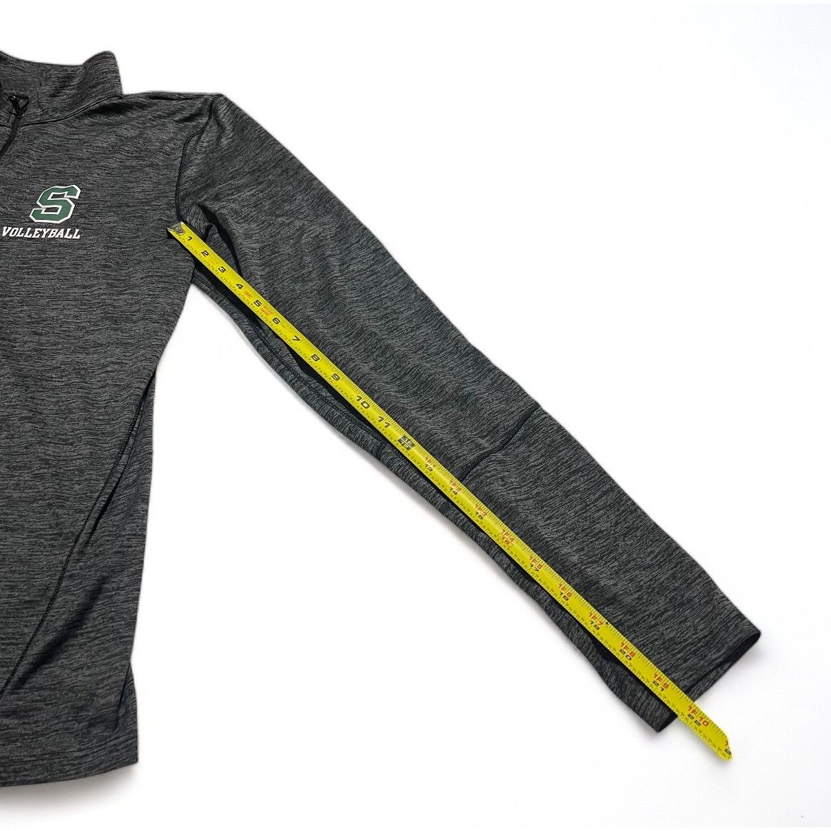 Under Armour Under Armour Gray Quarter-Zip Pullover S Logo Volleyball Size XL / US 12-14 / IT 48-50 - 11 Thumbnail