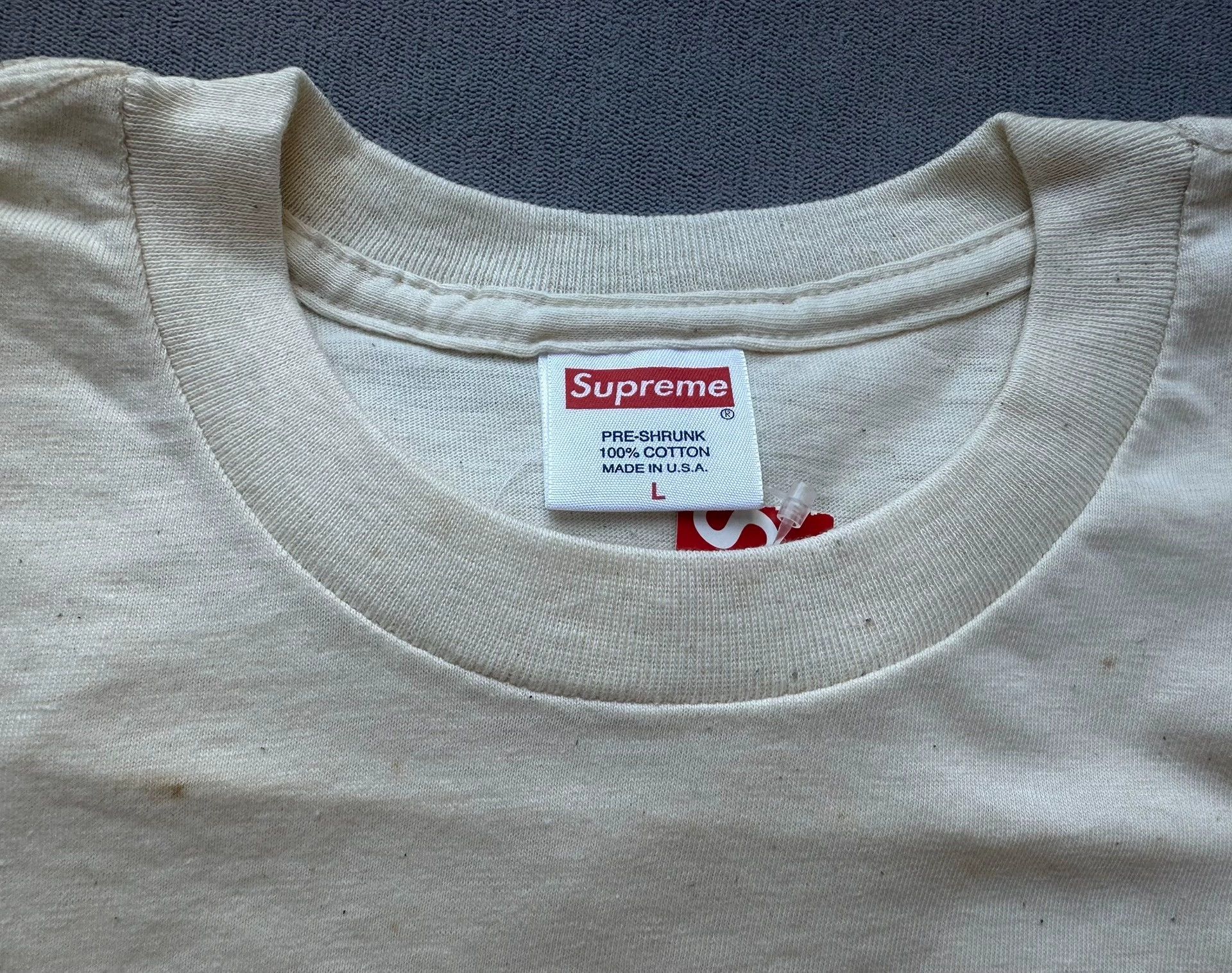 Supreme Supreme 12SS Biggie Portrait Tee Beige L (New) Size US L / EU 52-54 / 3 - 2 Thumbnail