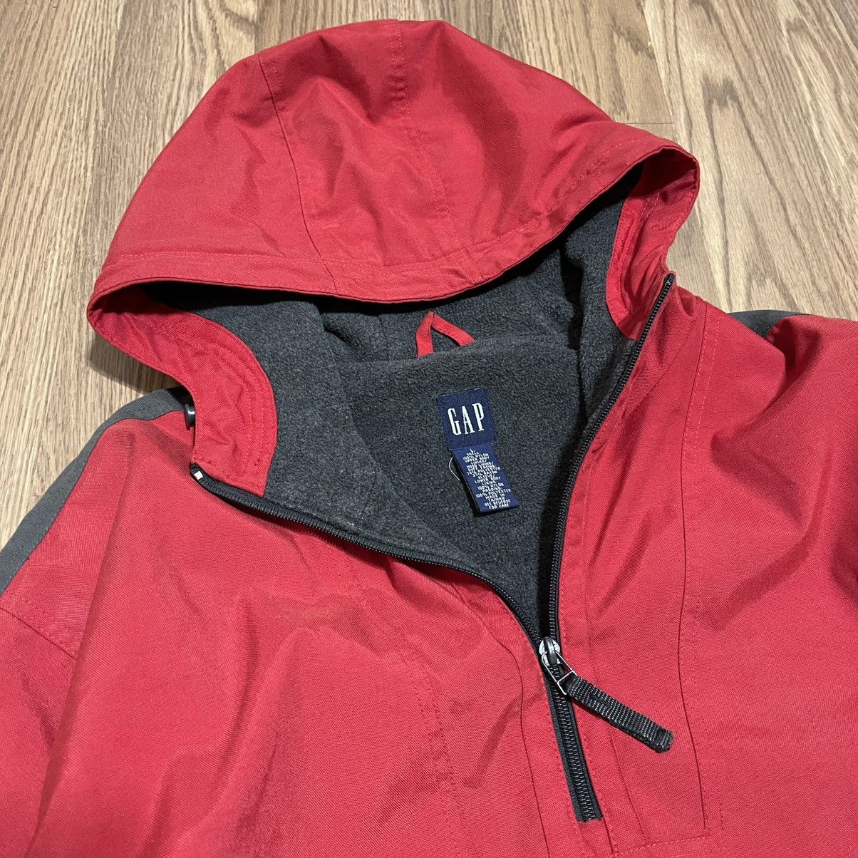 Gap Vintage y2k GAP anorak hooded jacket L XL Size US XL / EU 56 / 4 - 3 Thumbnail