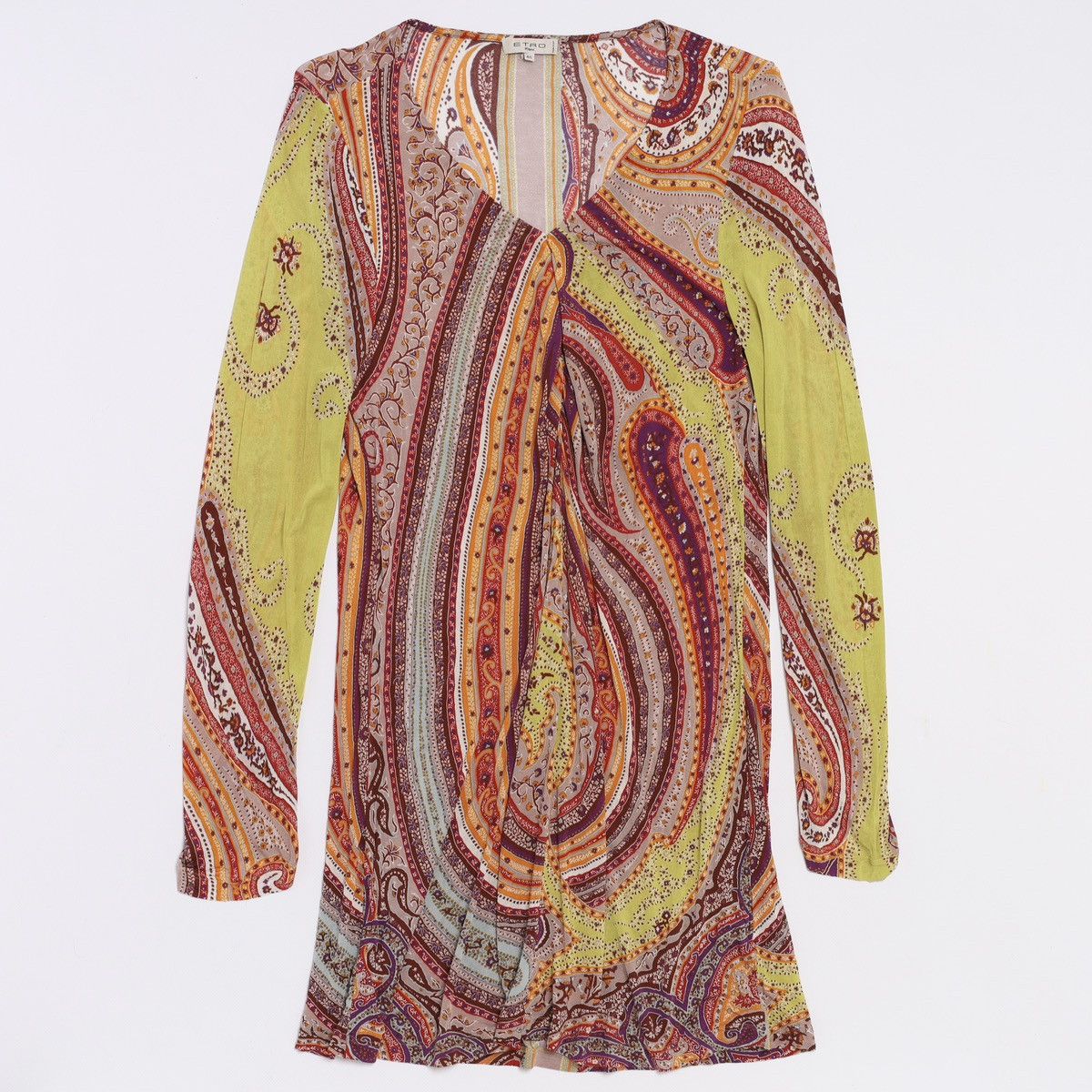 Etro Etro Milano Printed Multicolor Viscose Blouse Top Size L / US 10 / IT 46 - 2 Thumbnail