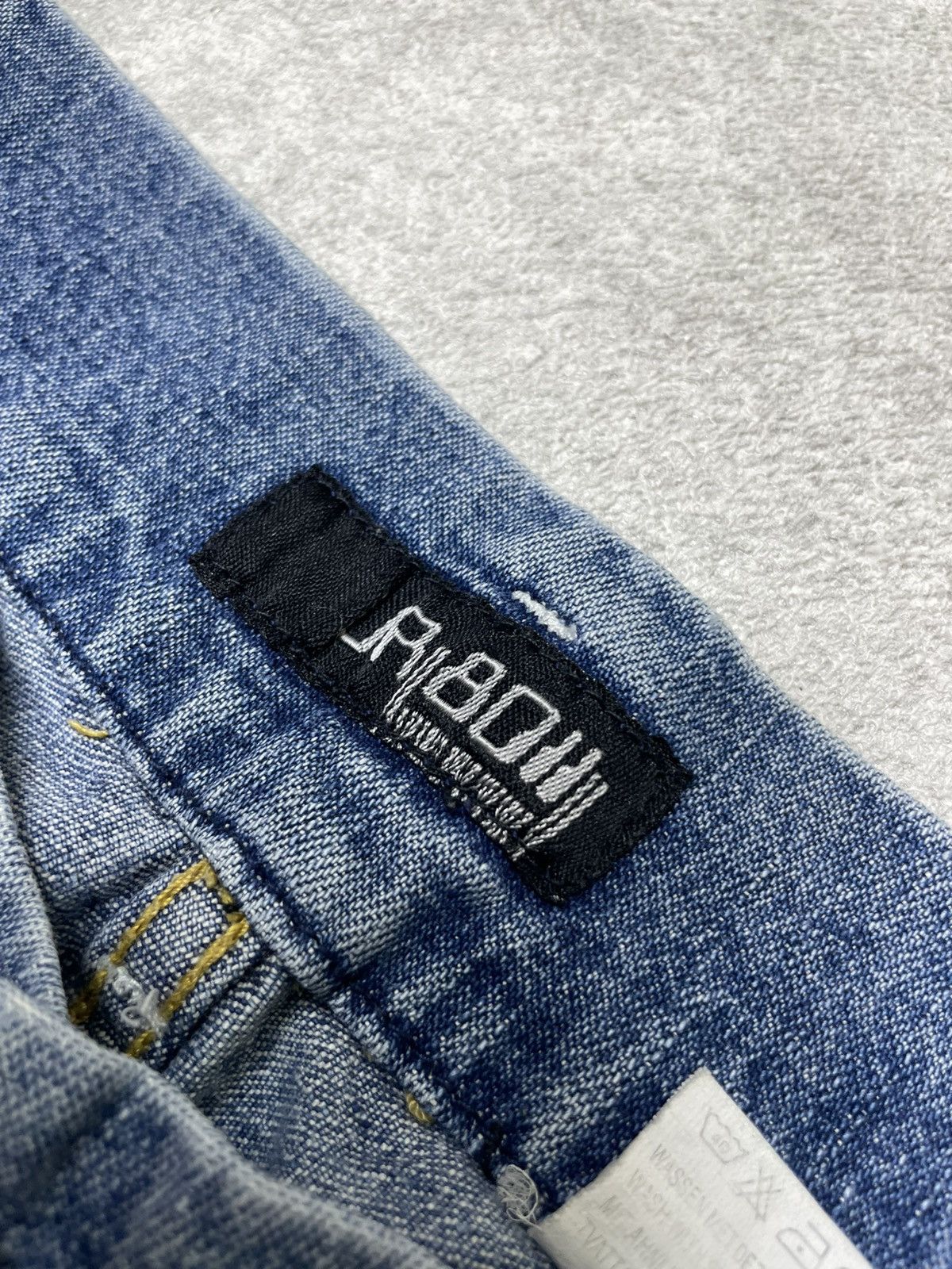 If Six Was Nine × Japanese Brand × Le Grande Bleu (L.G.B.) Skull Ifsixwasnine Style Flare Denim Rockstar Grail LGB Size US 29 - 4 Thumbnail