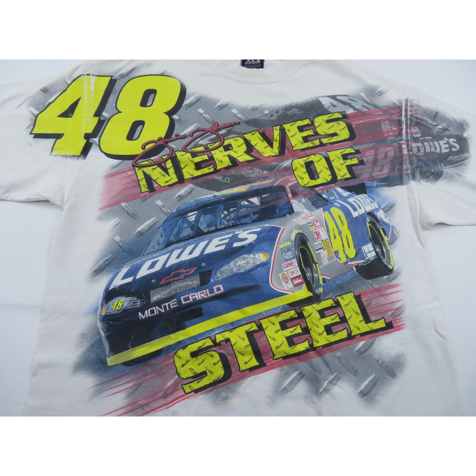 AAA Vintage Jimmy Johnson Nascar T-shirt, All Over Print Sz XL Size US XL / EU 56 / 4 - 2 Thumbnail