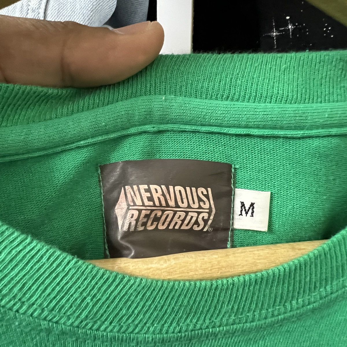Rap Tees VTG NERVOUS RECORDS HIP HOP LABEL Size US M / EU 48-50 / 2 - 4 Thumbnail