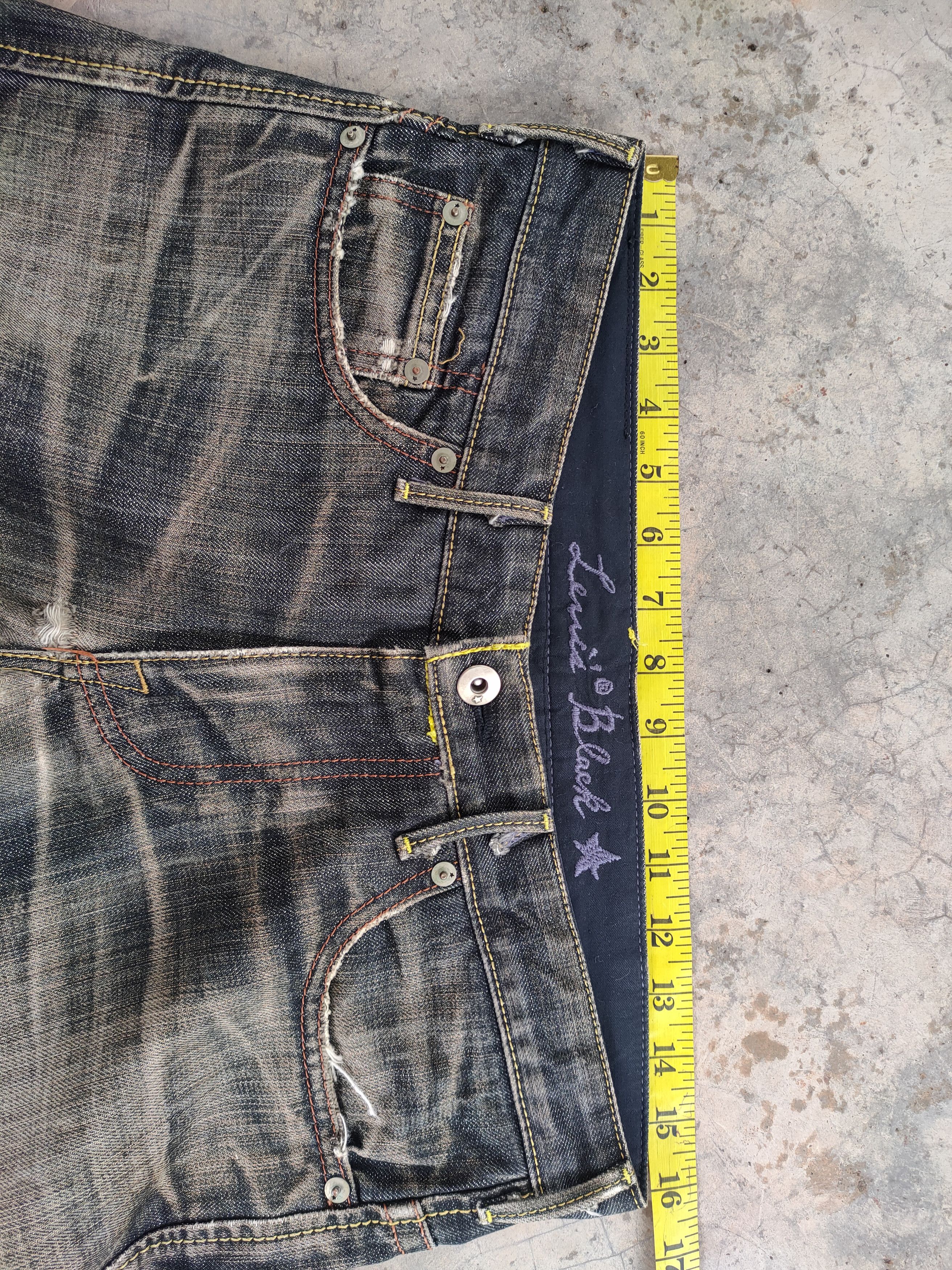 Levi's Vintage Clothing VINTAGE LEVI'S BLACK RUSTY RIPPED DENIM JEANS PANTS Size US 32 / EU 48 - 6 Thumbnail
