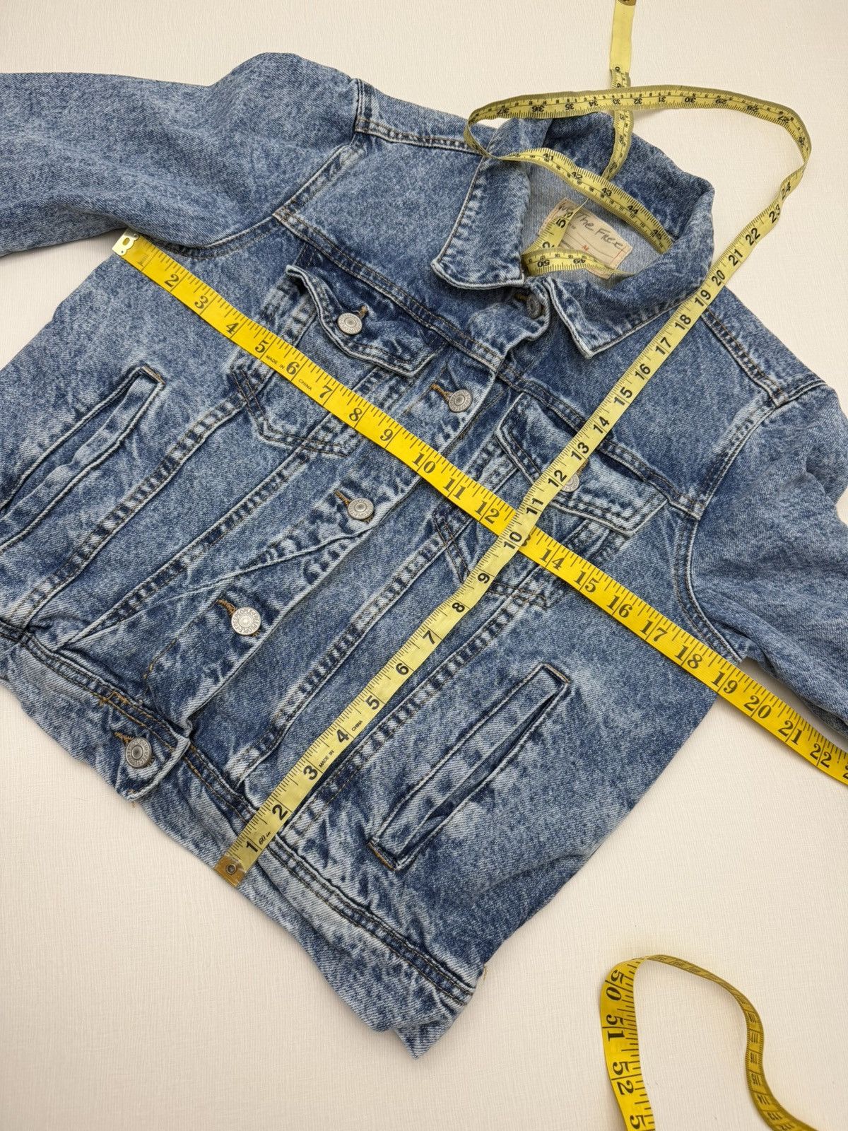 Free People Free People We The Free Cropped Denim Jean Jacket Women’s M Size M / US 6-8 / IT 42-44 - 7 Thumbnail