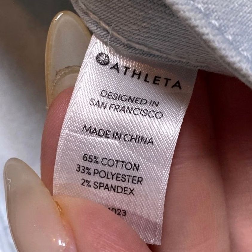 Athleta Athleta Jeans Light Blue Denim Mid Rise Straight Stretch 12 Women's Pants 12 Size 24" / US 00 / IT 34 - 6 Thumbnail