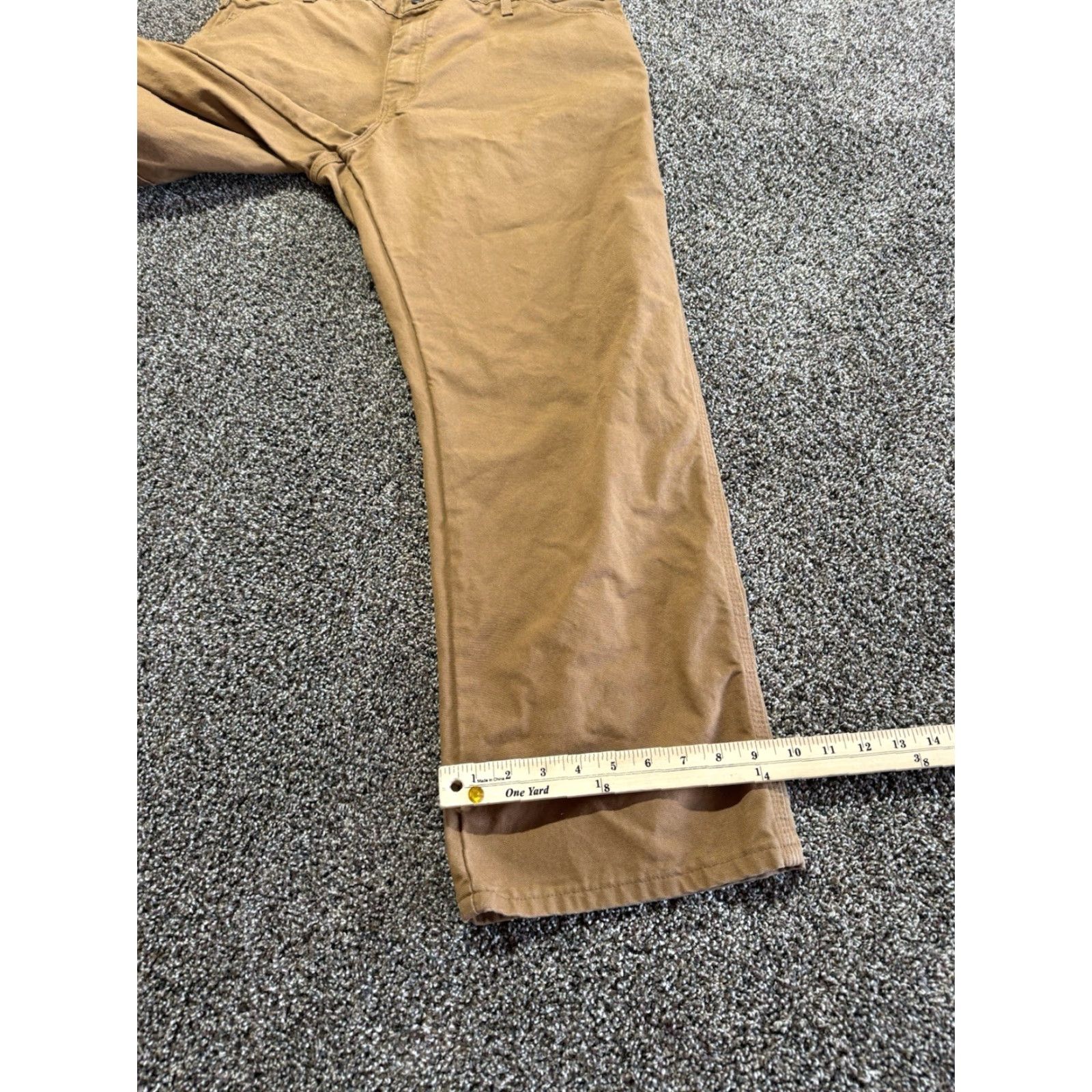 Dickies Dickies Jeans Men 40 Tan Blue Denim Bootcut Relaxed Fit 40x32 Regular Straight N/A Size US 40 / EU 56 - 6 Thumbnail